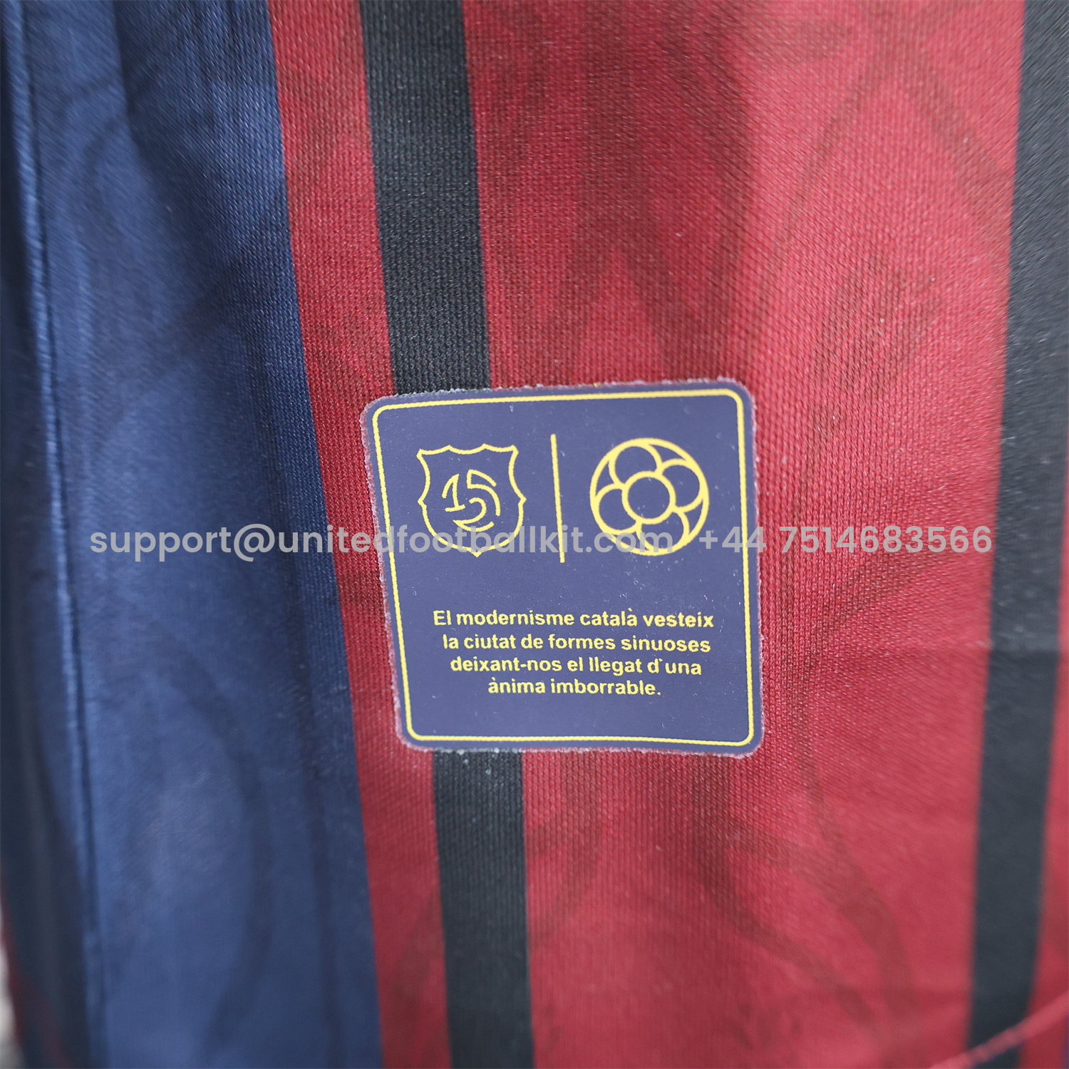 Unitedfootballkit.com | Barcelona 25-26 125th Anniversary Retro Style Jersey - Player Version -Customize Name, Number and Patch | Worldwide Shipping