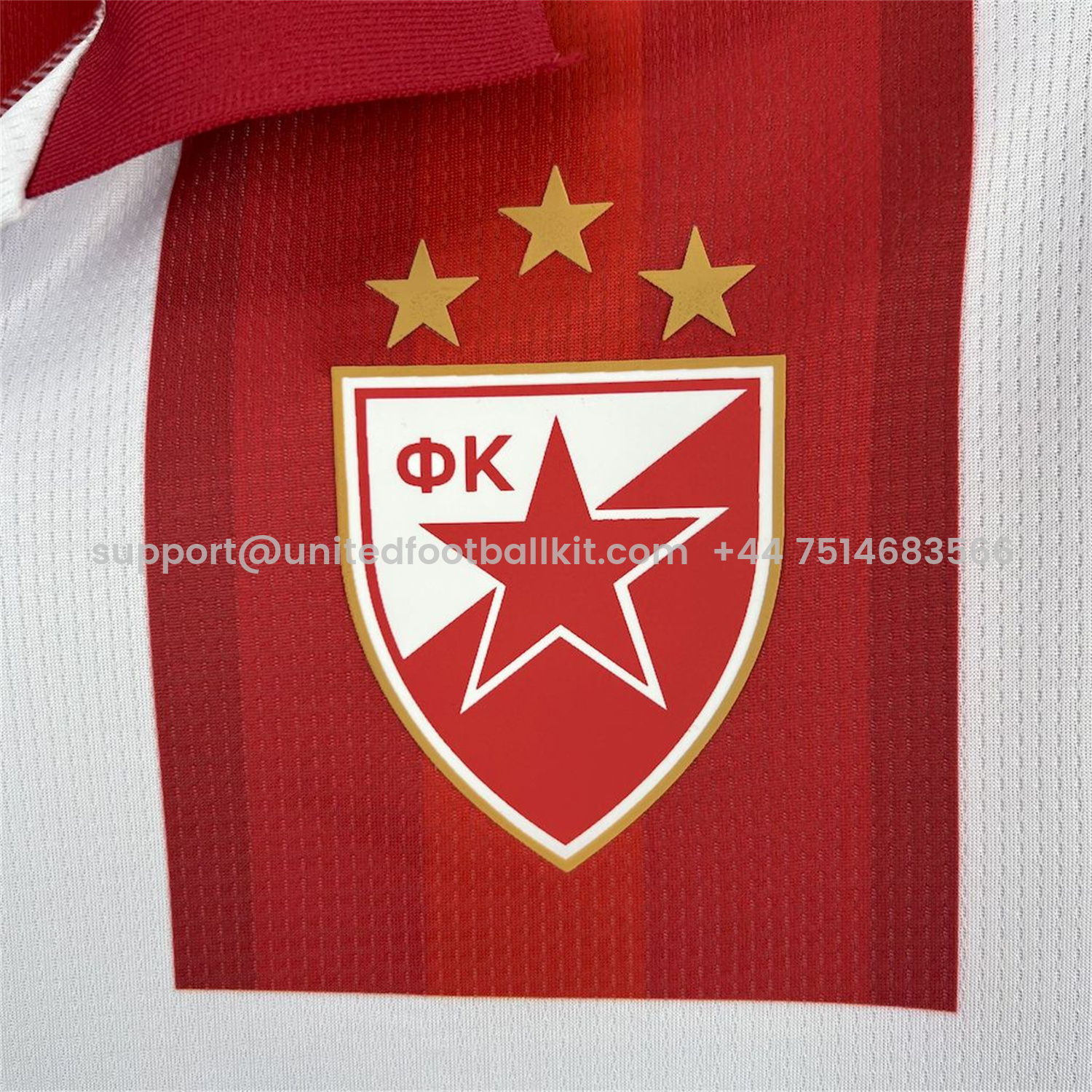 Unitedfootballkit.com | Red Star Belgrade 25-26 Home Jersey - Fans Version -Customize Name, Number and Patch | Worldwide Shipping