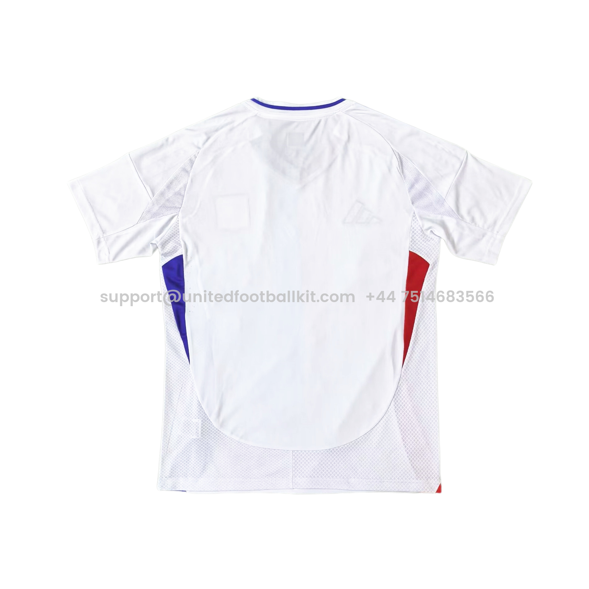 Unitedfootballkit.com | Olympique Lyonnais Lyon 24-25 Home Stadium Jersey - Fans Version -Customize Name, Number and Patch | Worldwide Shipping