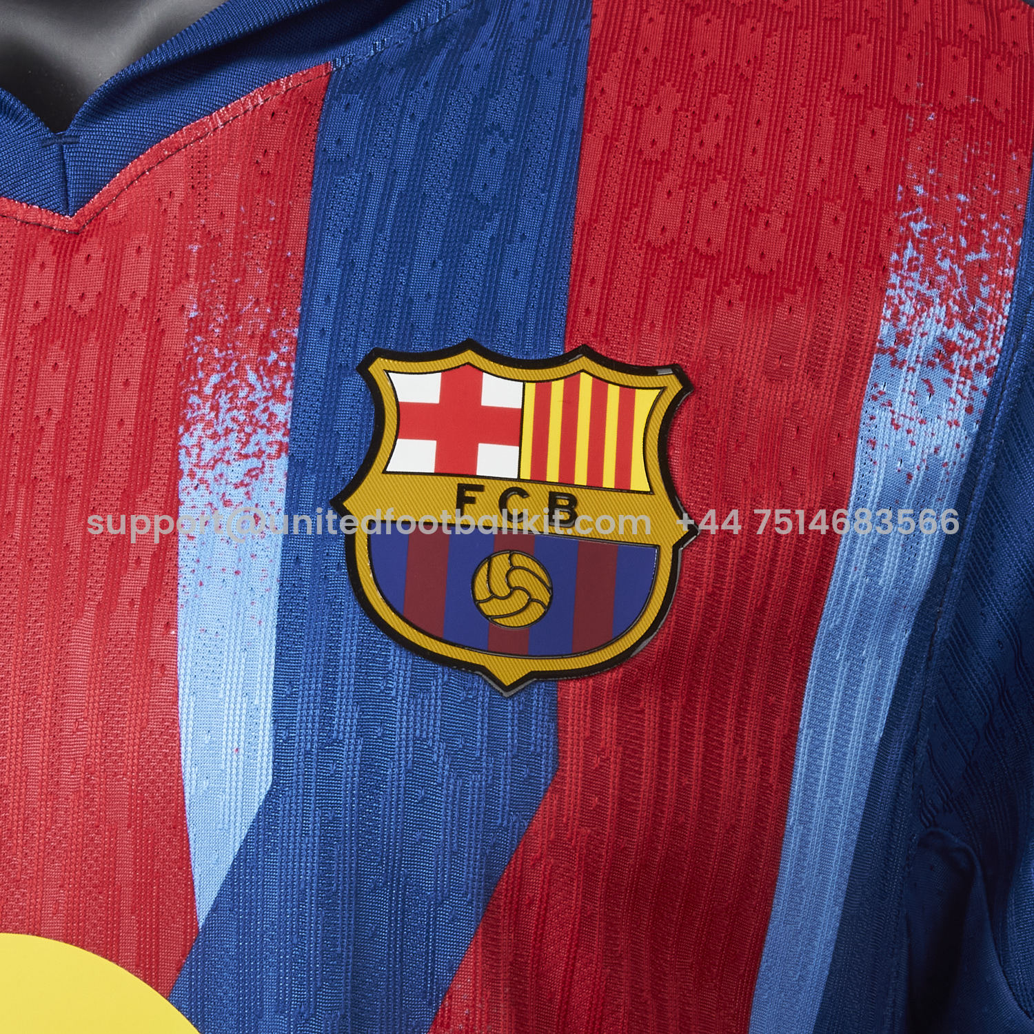 Unitedfootballkit.com | Barcelona 25-26 Fourth Jersey - Player Version -Customize Name, Number and Patch | Worldwide Shipping