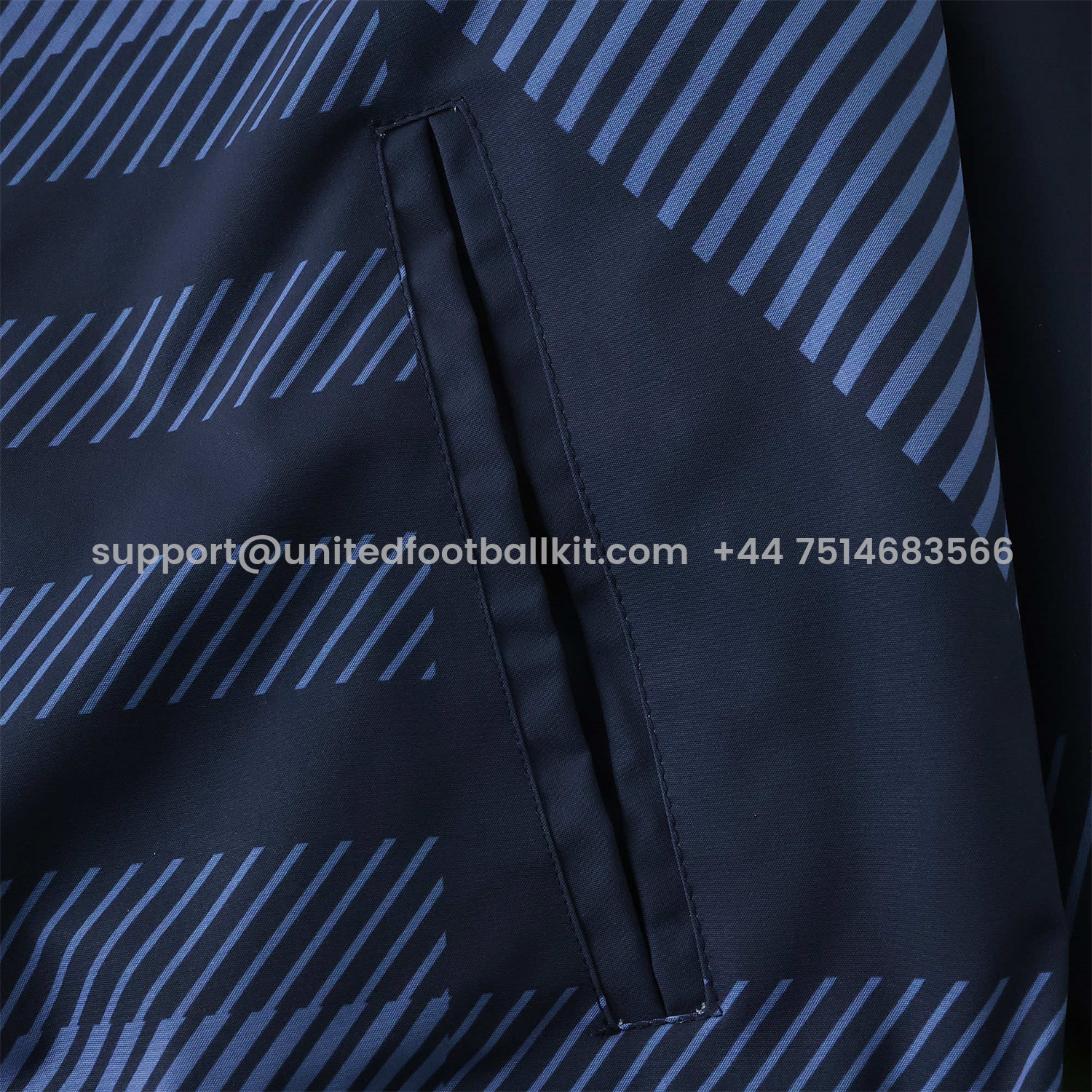 Unitedfootballkit.com | S-c-o.t l.a-n.d 24-25 Home Style Double Sided Reversible Windbreaker - Deep Blue -Customize Name, Number and Patch | Worldwide Shipping