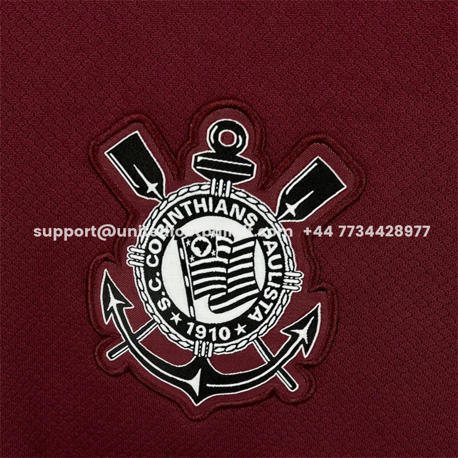 Unitedfootballkit.com | Corinthians 26-27 Wine Red Pre-Match Jersey - Fans Version -Customize Name, Number and Patch | Worldwide Shipping