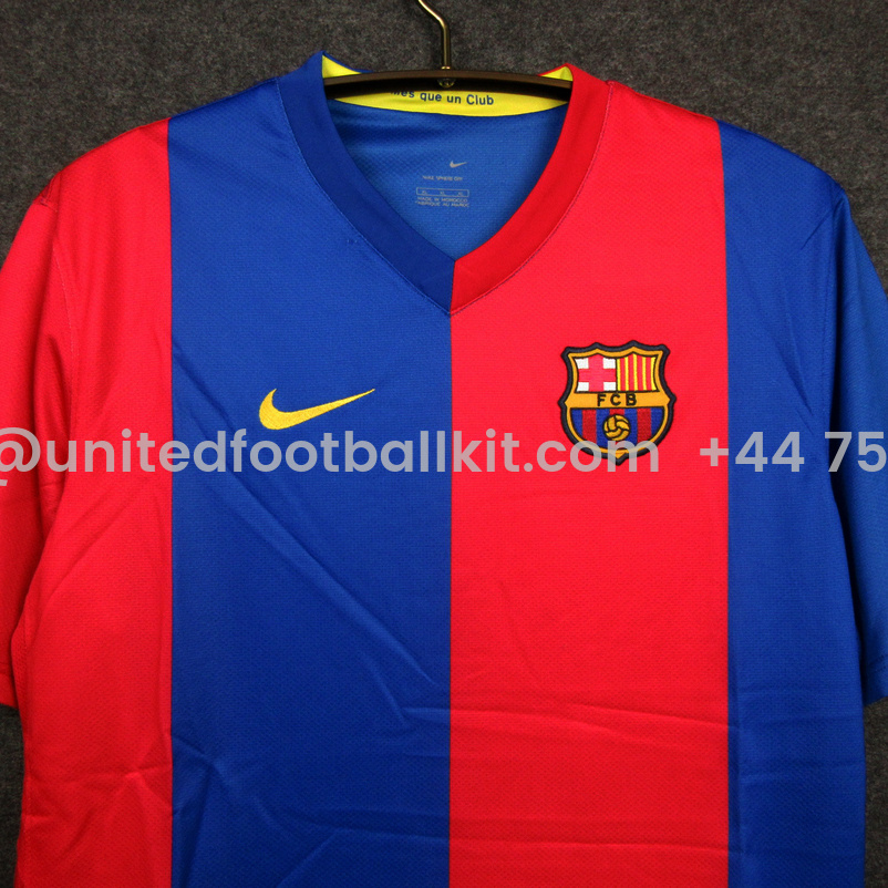 Unitedfootballkit.com | Retro Barcelona 06-07 Home Stadium Jersey -Customize Name, Number and Patch | Worldwide Shipping