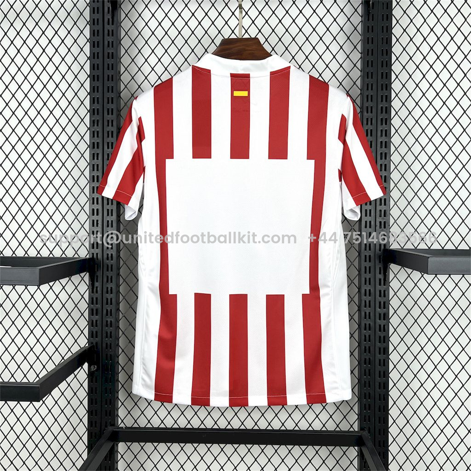 Unitedfootballkit.com | Atletico Madrid 25-26 Home (Informal-release Version) Jersey - Fans Version -Customize Name, Number and Patch | Worldwide Shipping