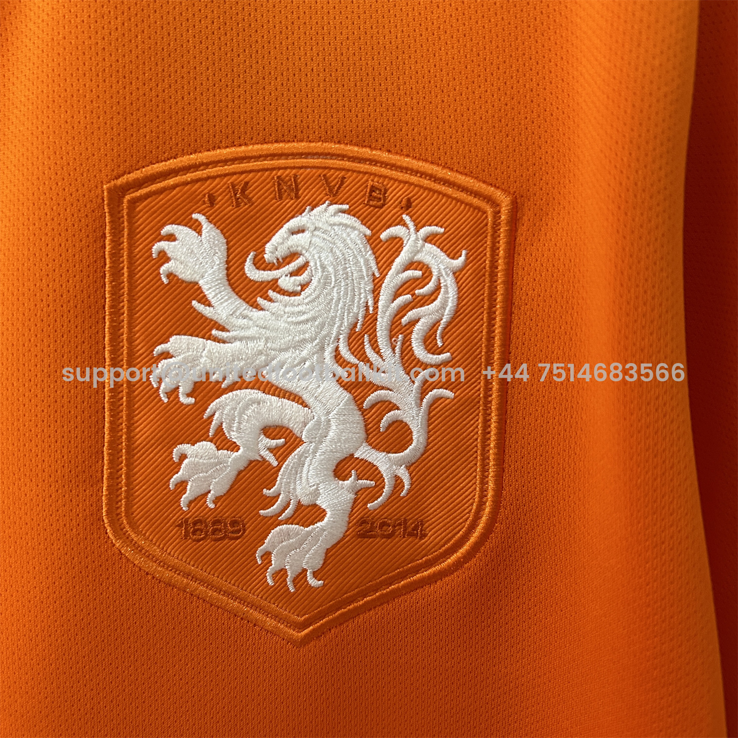 Unitedfootballkit.com | Retro Netherlands 2014 Home Jersey -Customize Name, Number and Patch | Worldwide Shipping