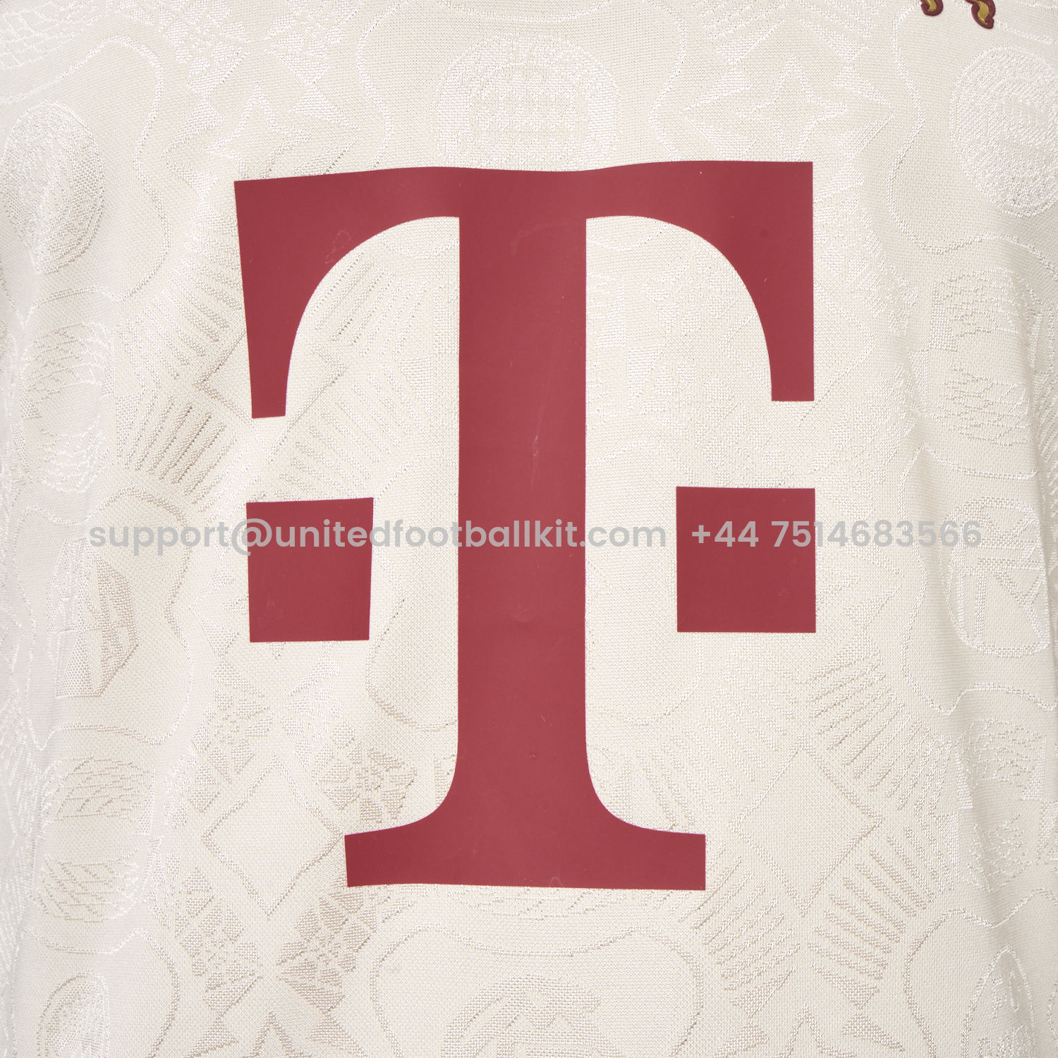 Unitedfootballkit.com | Bayern Munich 2025 Apricot 125th Anniversary Jersey - Player Version -Customize Name, Number and Patch | Worldwide Shipping
