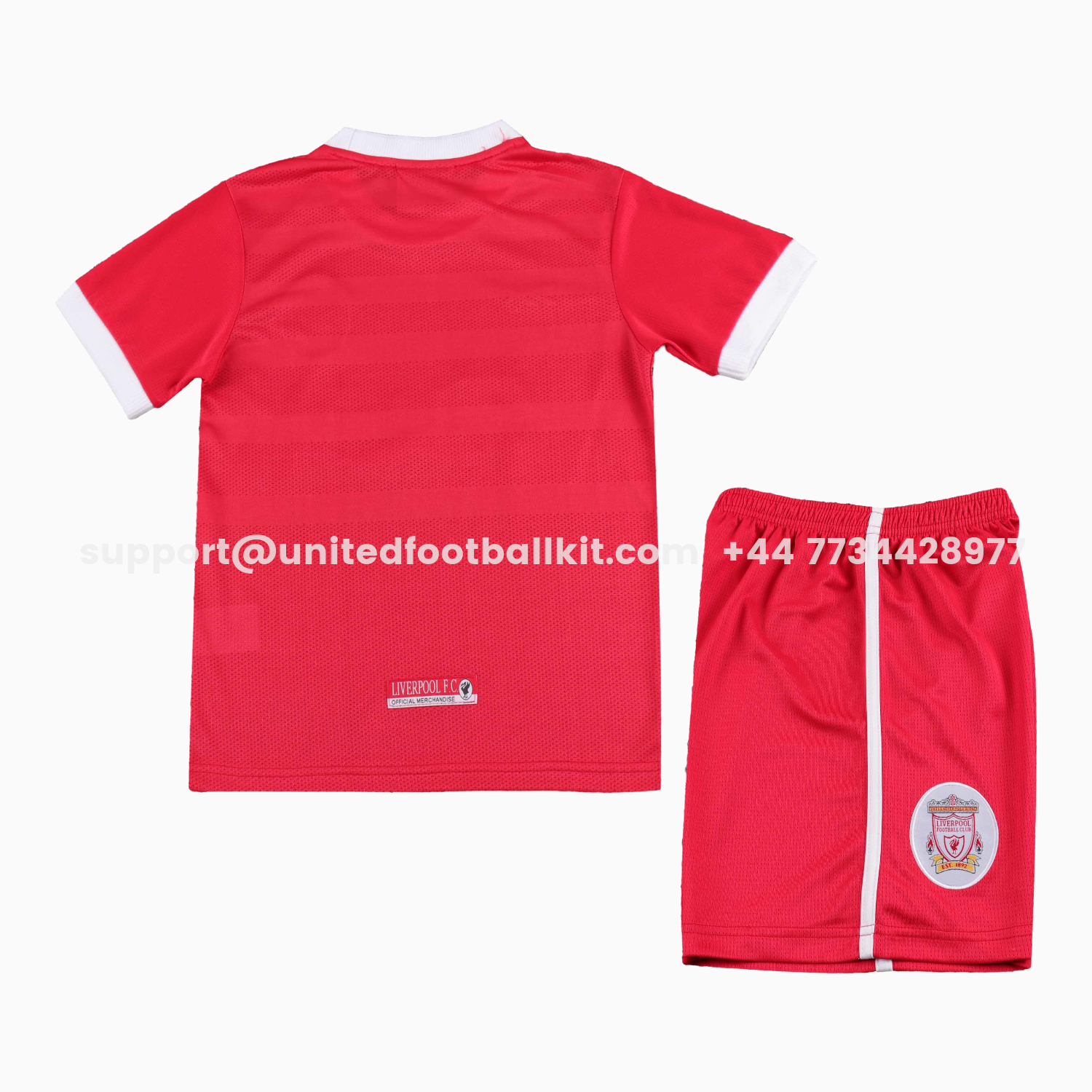 Unitedfootballkit.com | Retro Liver.pool 1997-98 Home Kids Kit -Customize Name, Number and Patch | Worldwide Shipping