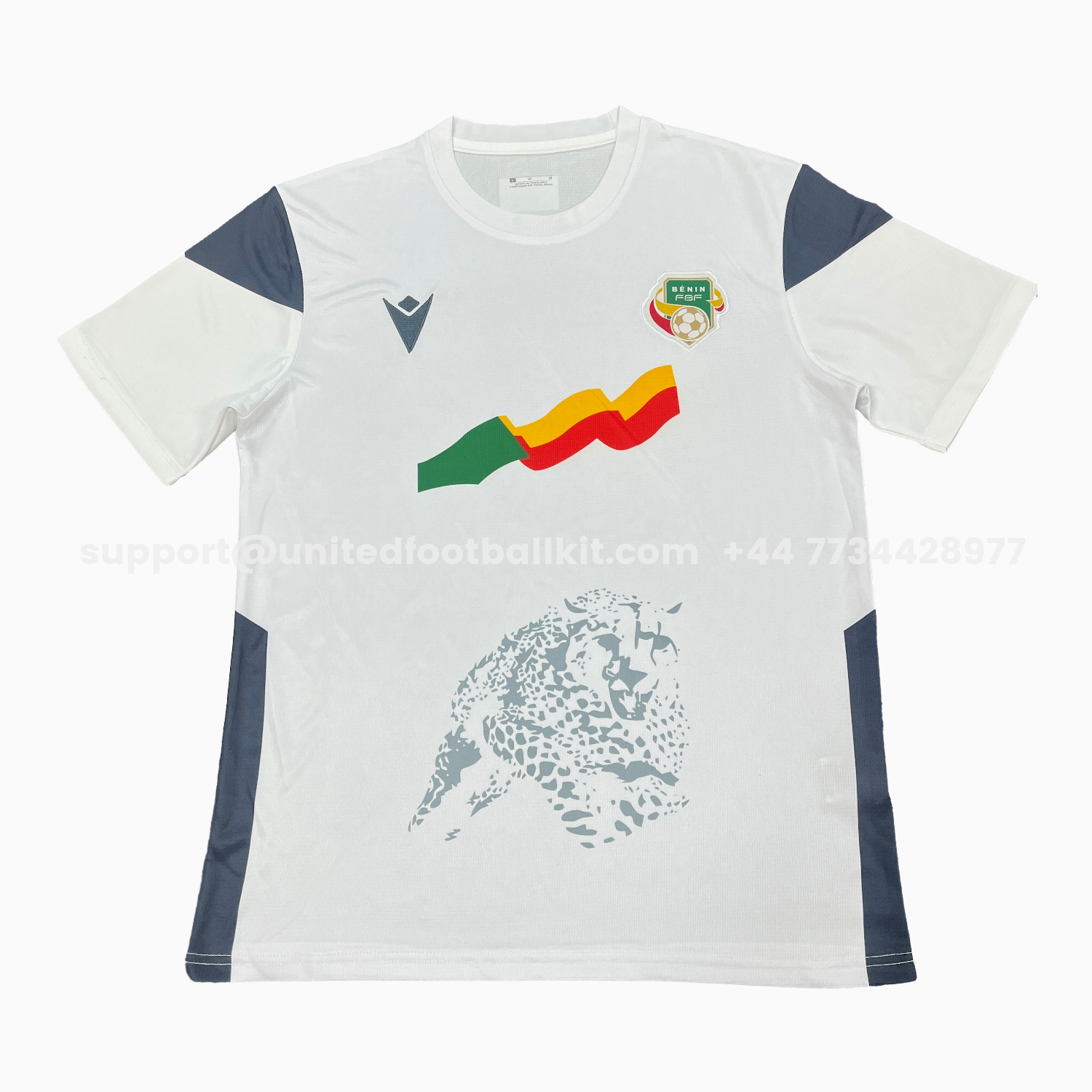 Unitedfootballkit.com | Benin 2026 Away White Jersey - Fans Version -Customize Name, Number and Patch | Worldwide Shipping