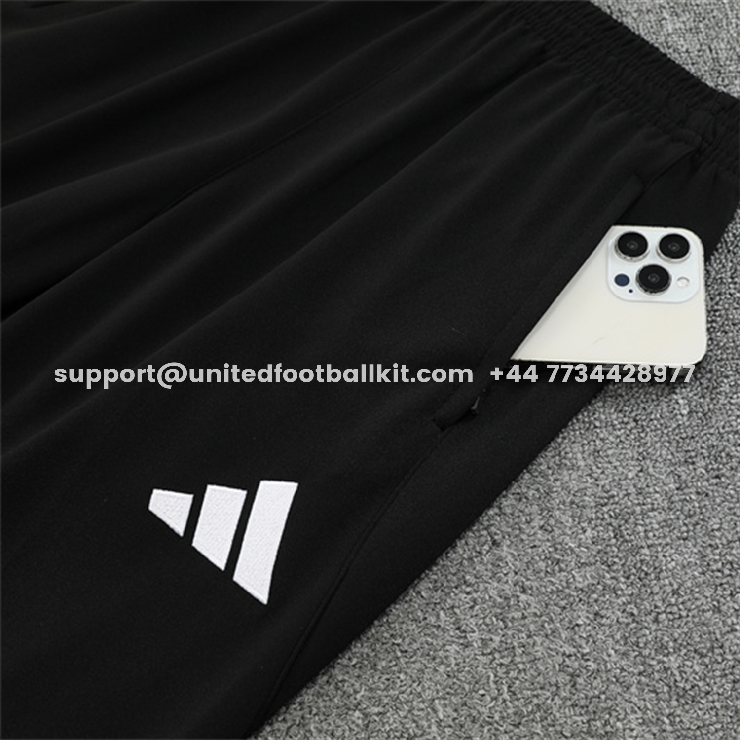 Unitedfootballkit.com | Real Madrid 25-26 Long Sleeve Training Set - Player Version - Yellow Pattern Black Top and Black Pants -Customize Name, Number and Patch | Worldwide Shipping