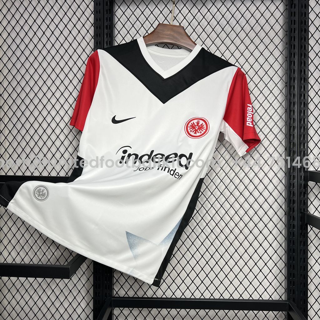 Unitedfootballkit.com | Frankfurt 24-25 Home Stadium Jersey - Fans Version -Customize Name, Number and Patch | Worldwide Shipping
