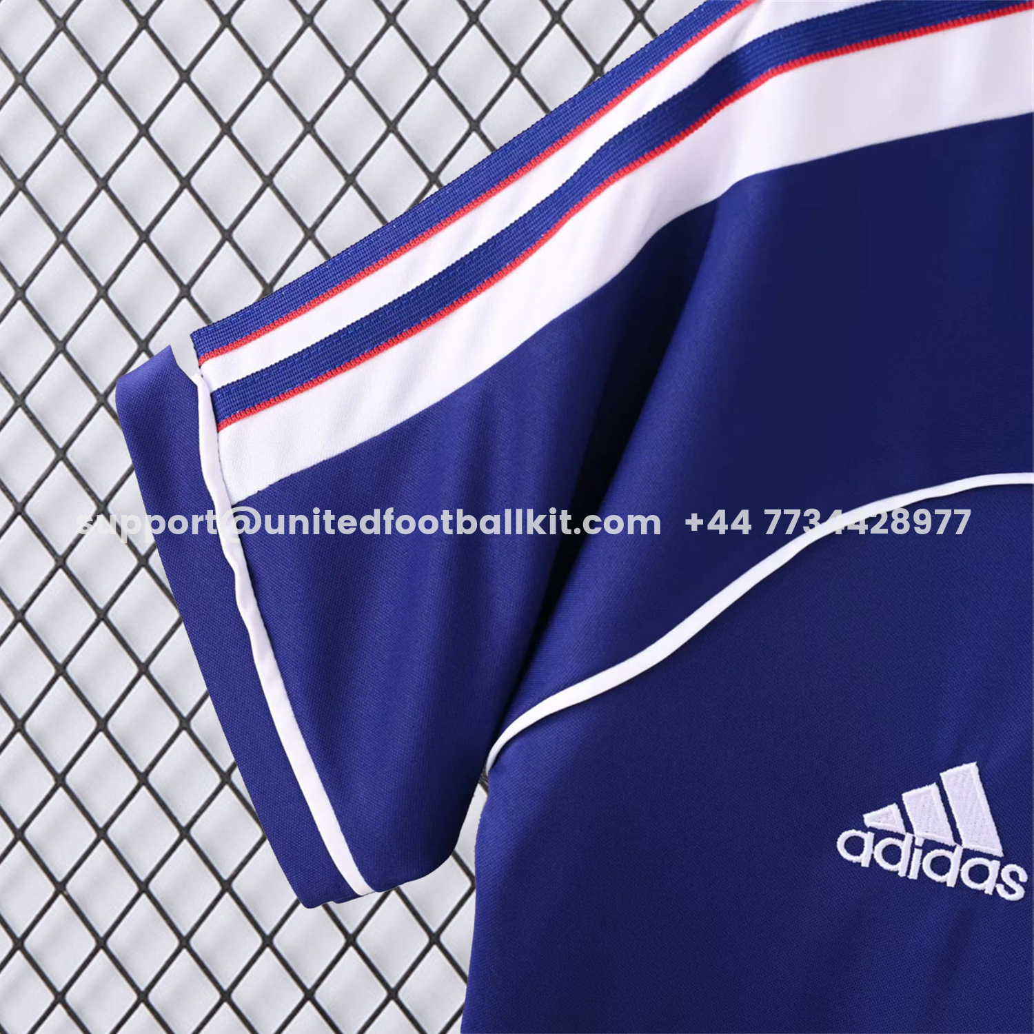 Unitedfootballkit.com | Retro Universidad De Chile 1999-00 Home Blue Jersey -Customize Name, Number and Patch | Worldwide Shipping