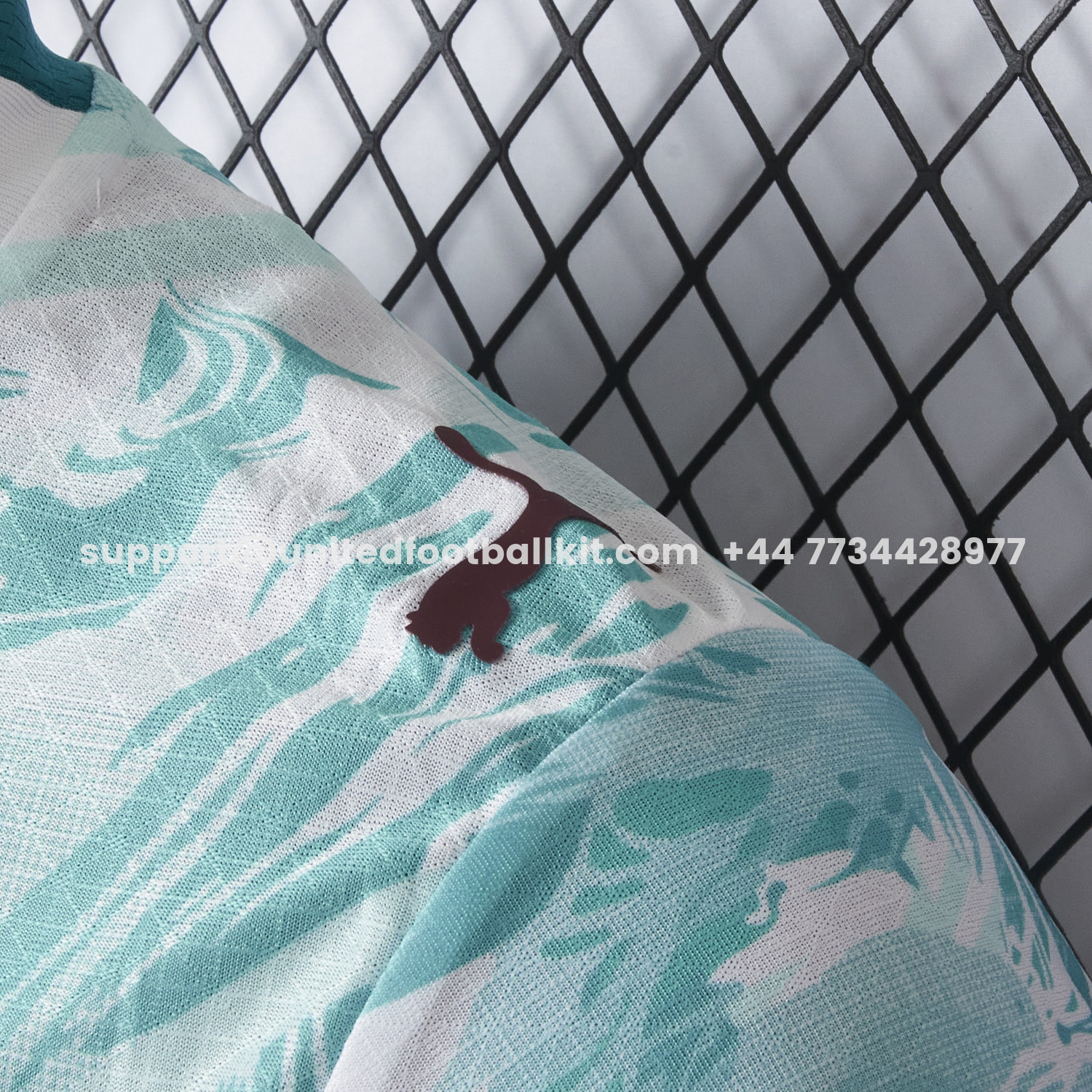 Unitedfootballkit.com | Portugal 2026 Away White And Cyan Jersey - Player Version -Customize Name, Number and Patch | Worldwide Shipping