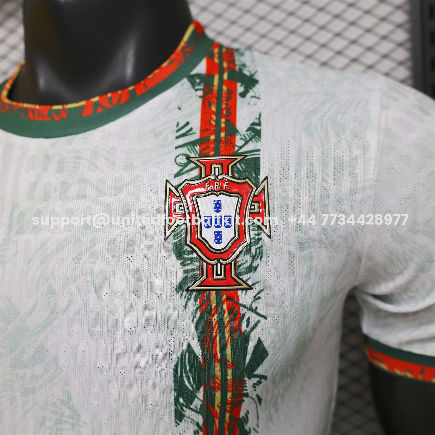 Unitedfootballkit.com | Portugal 2026 Vines White Special Jersey - Player Version -Customize Name, Number and Patch | Worldwide Shipping