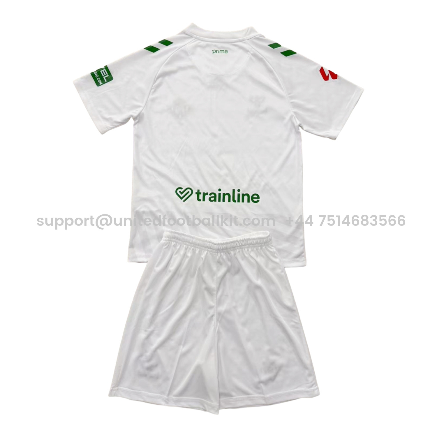 Unitedfootballkit.com | Real Betis 25-26 White Goalkeeper Kids Kit -Customize Name, Number and Patch | Worldwide Shipping
