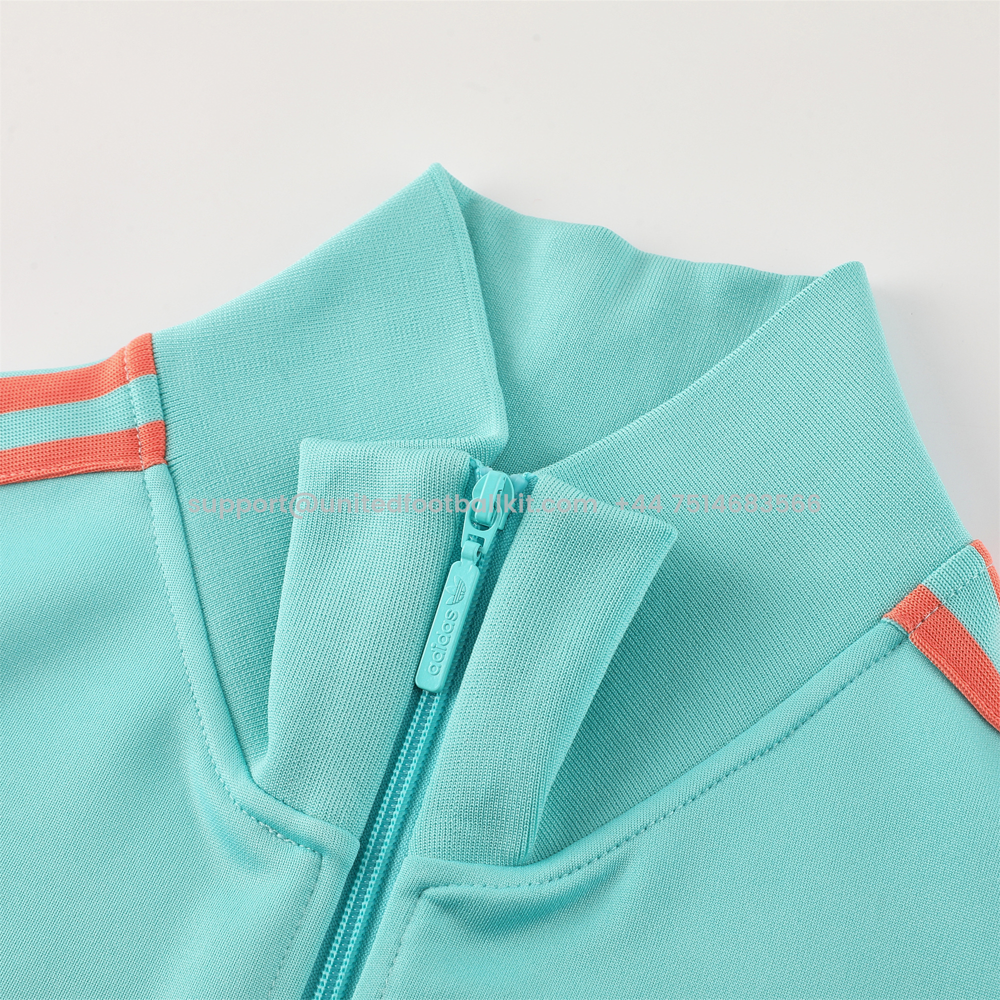 Unitedfootballkit.com | INT M.A.M 24-25 Jacket Training Tracksuit - Cyan-blue -Customize Name, Number and Patch | Worldwide Shipping