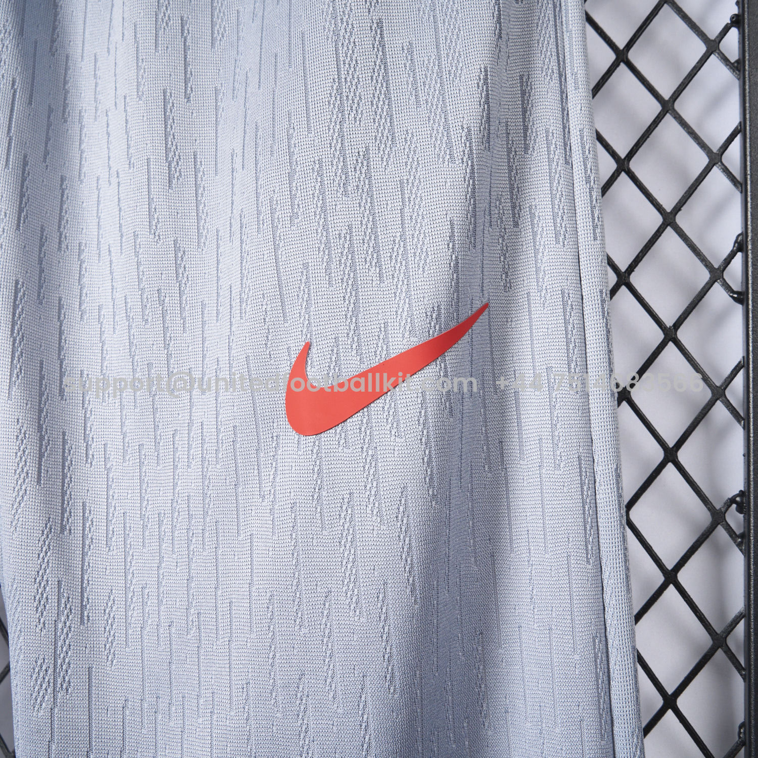 Unitedfootballkit.com | Atletico Madrid 24-25 Light Grey Training Pants - Player Version -Customize Name, Number and Patch | Worldwide Shipping