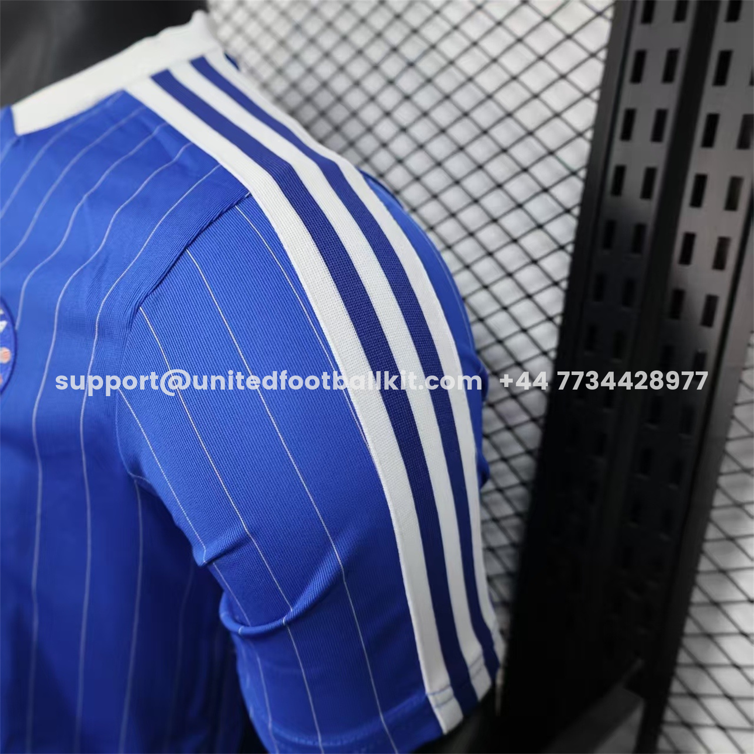 Unitedfootballkit.com | C.H.E.L.S.E.A 25-26 Icon Range Travel Special Edition Blue Jersey - Player Version -Customize Name, Number and Patch | Worldwide Shipping