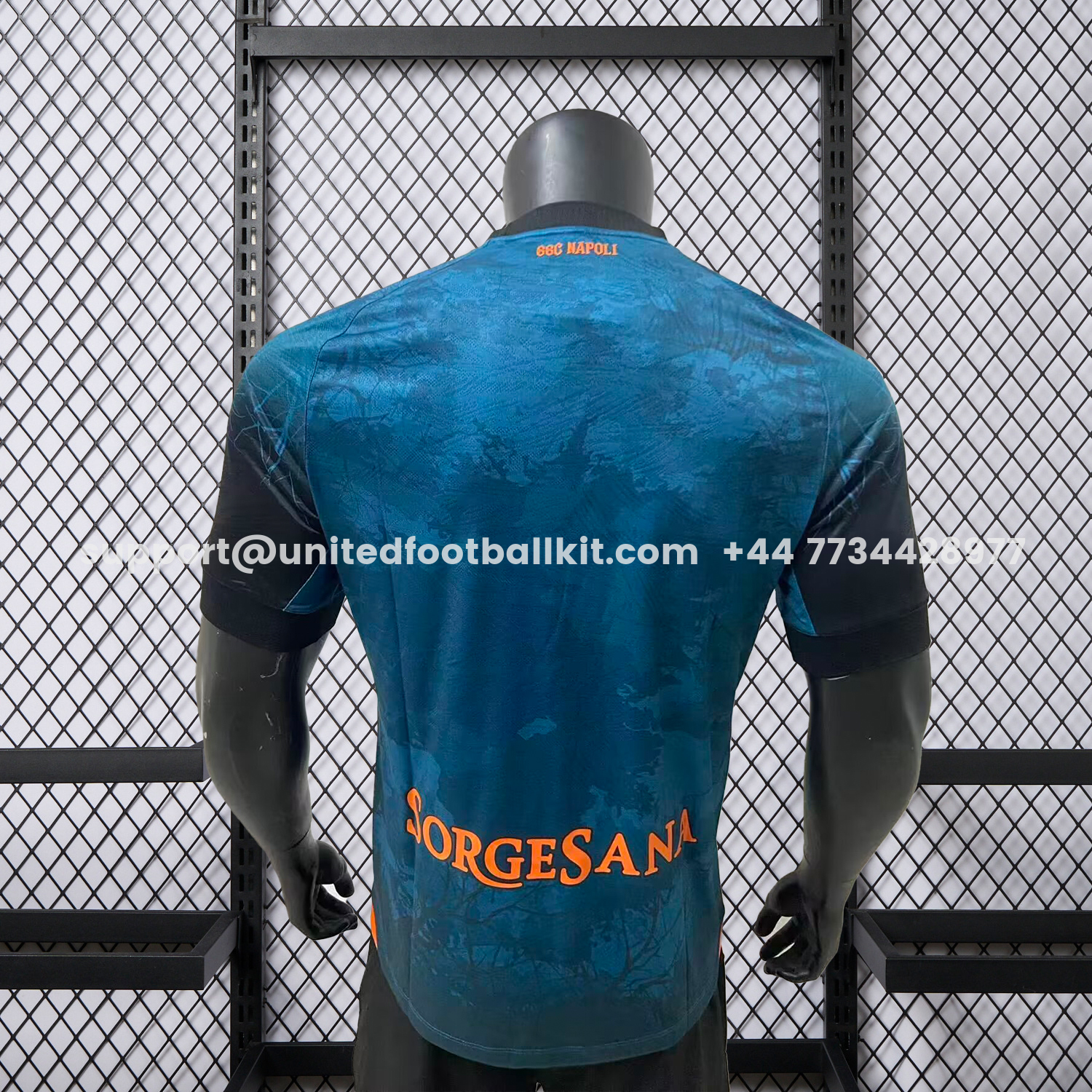 Unitedfootballkit.com | Napoli 25-26 Halloween Blue Special Jersey - Player Version -Customize Name, Number and Patch | Worldwide Shipping