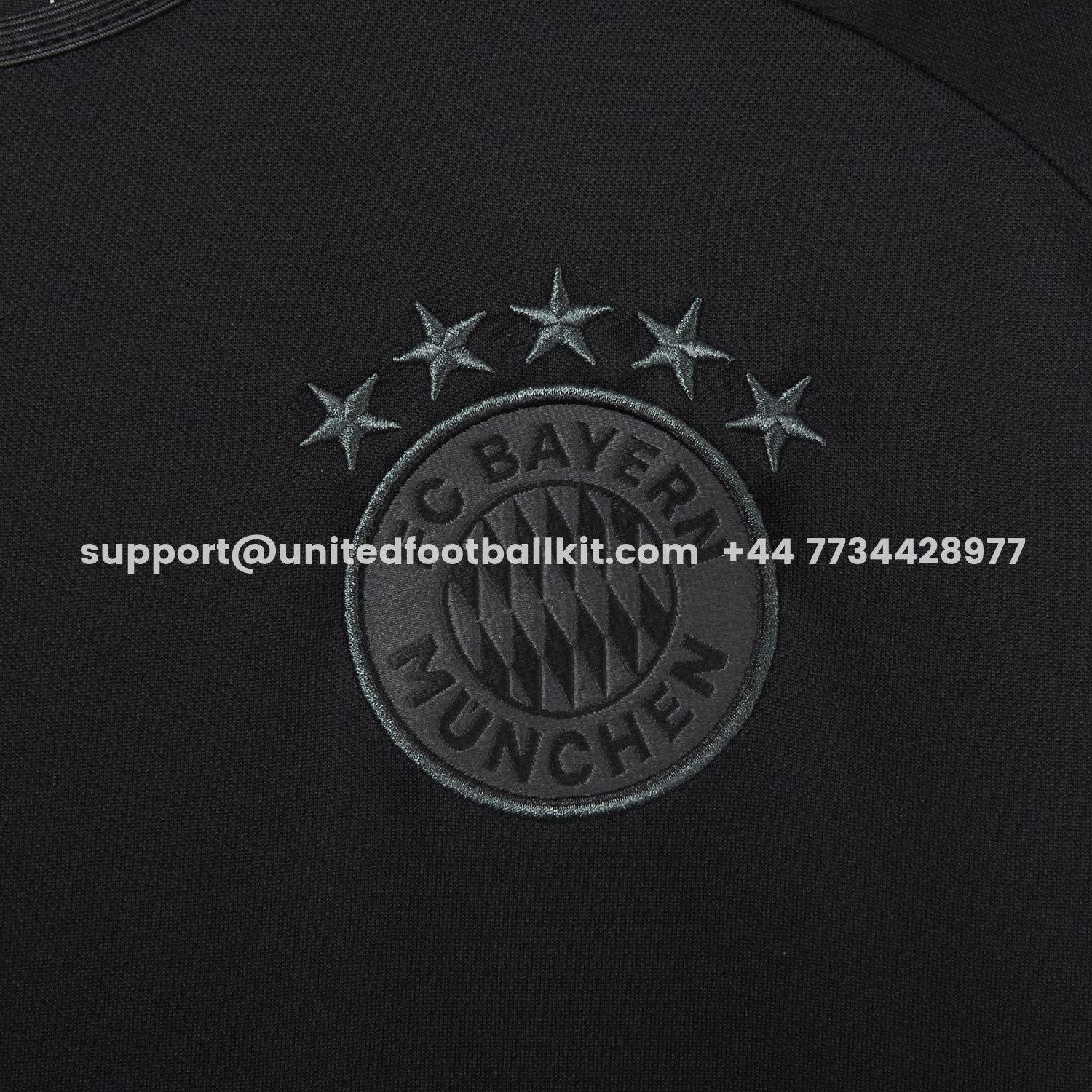 Unitedfootballkit.com | Retro Bayern Munich 2023-24 Black Special Jersey -Customize Name, Number and Patch | Worldwide Shipping