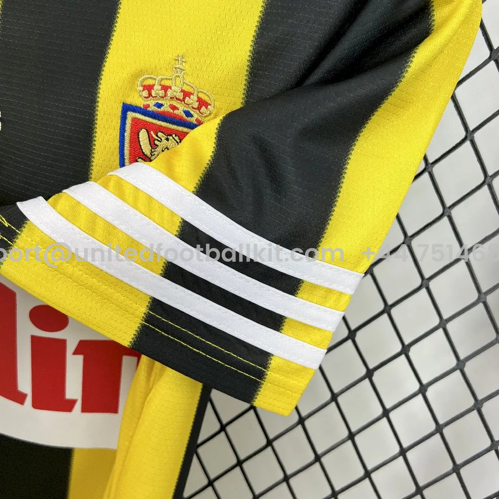 Unitedfootballkit.com | Retro Real Zaragoza 1996-97 Away Jersey -Customize Name, Number and Patch | Worldwide Shipping