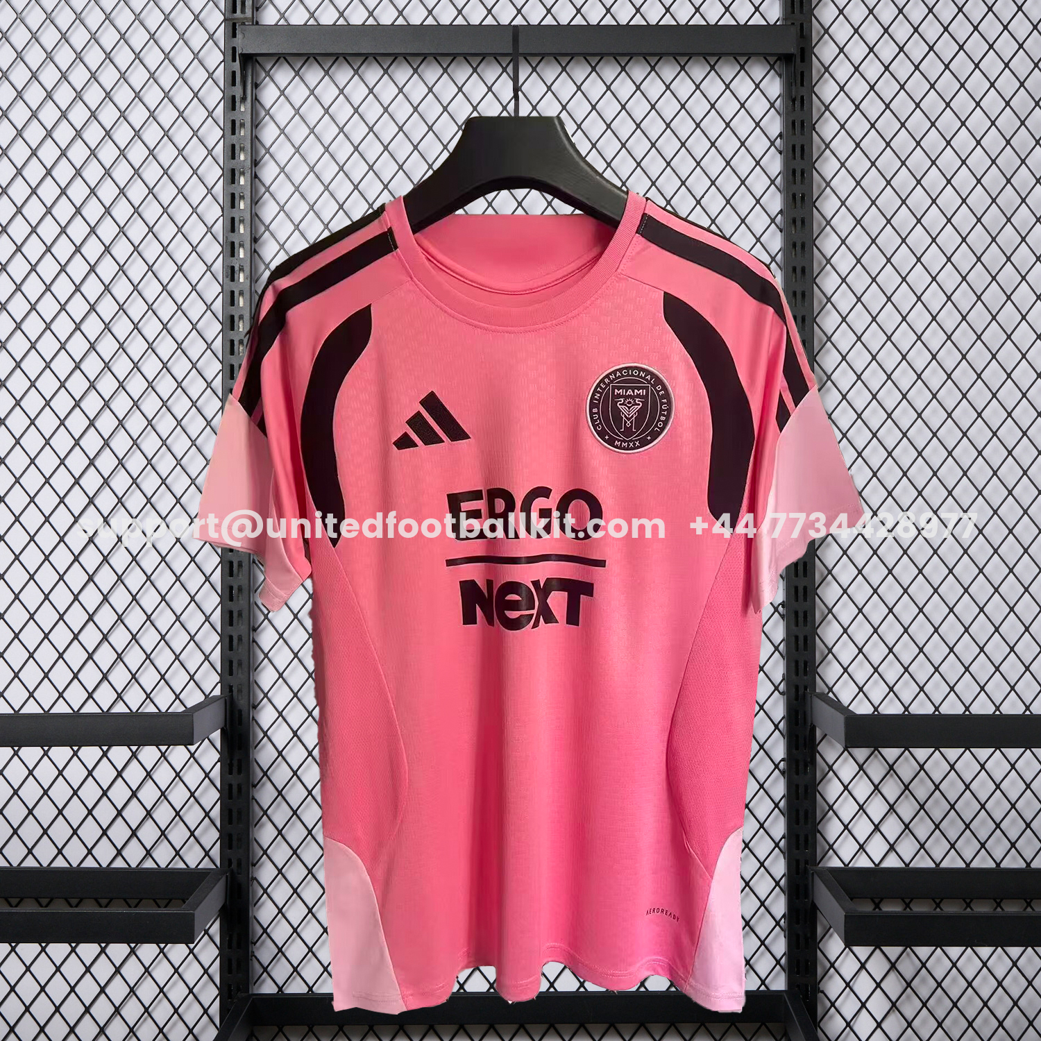 Unitedfootballkit.com | INT M.A.M 26-27 Pink Training Jersey - Fans Version -Customize Name, Number and Patch | Worldwide Shipping