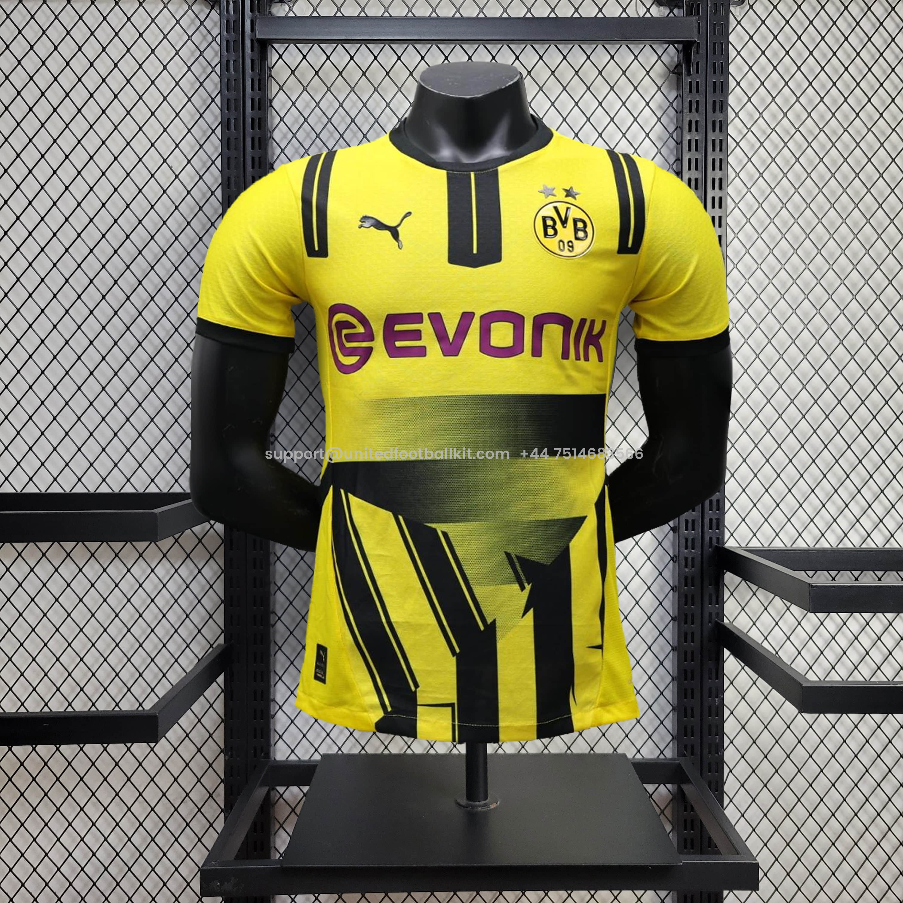 Unitedfootballkit.com | Dortmund 24-25 Cup Jersey - Player Version -Customize Name, Number and Patch | Worldwide Shipping