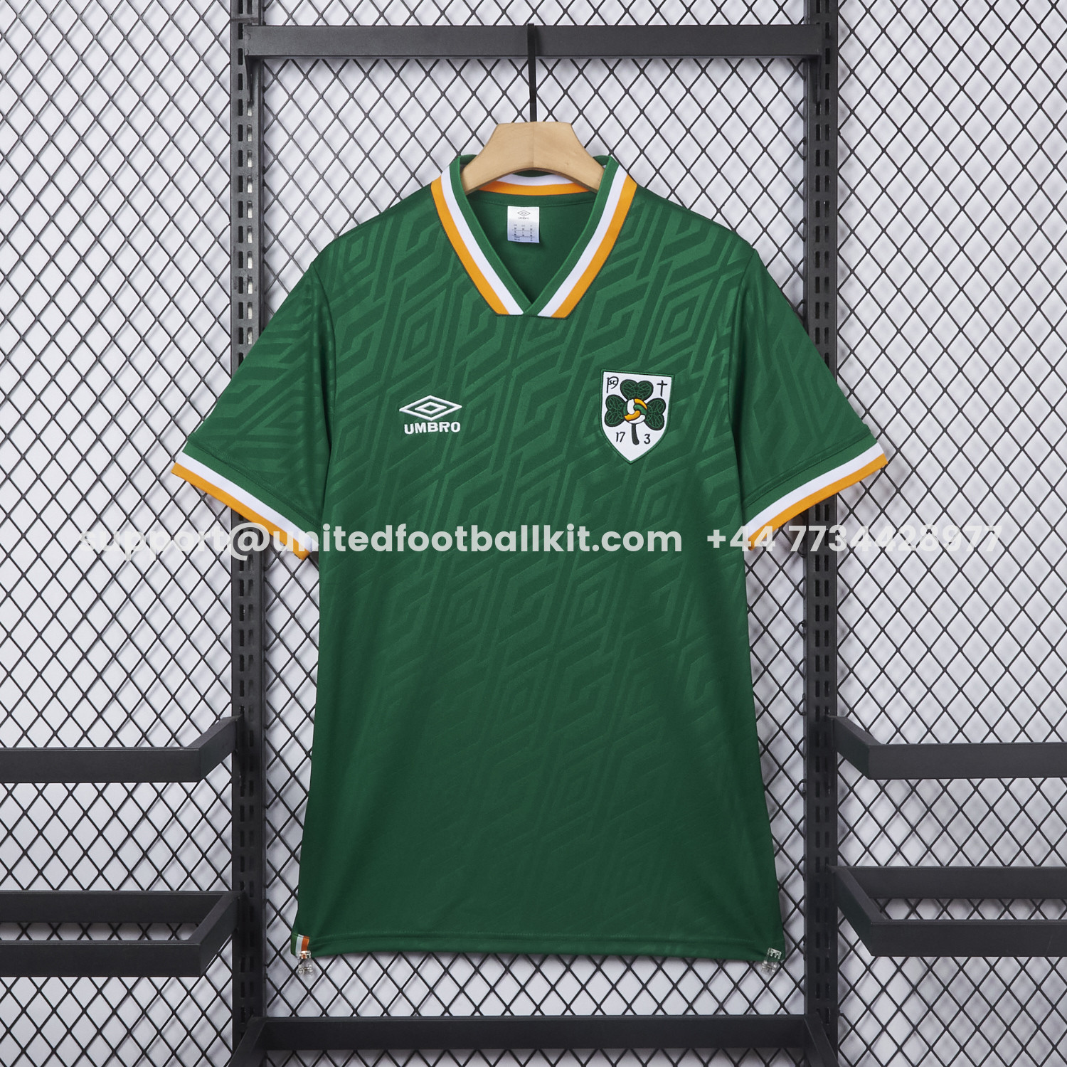 Unitedfootballkit.com | Ireland 2026 St. Patrick's Day Green Jersey - Fans Version -Customize Name, Number and Patch | Worldwide Shipping