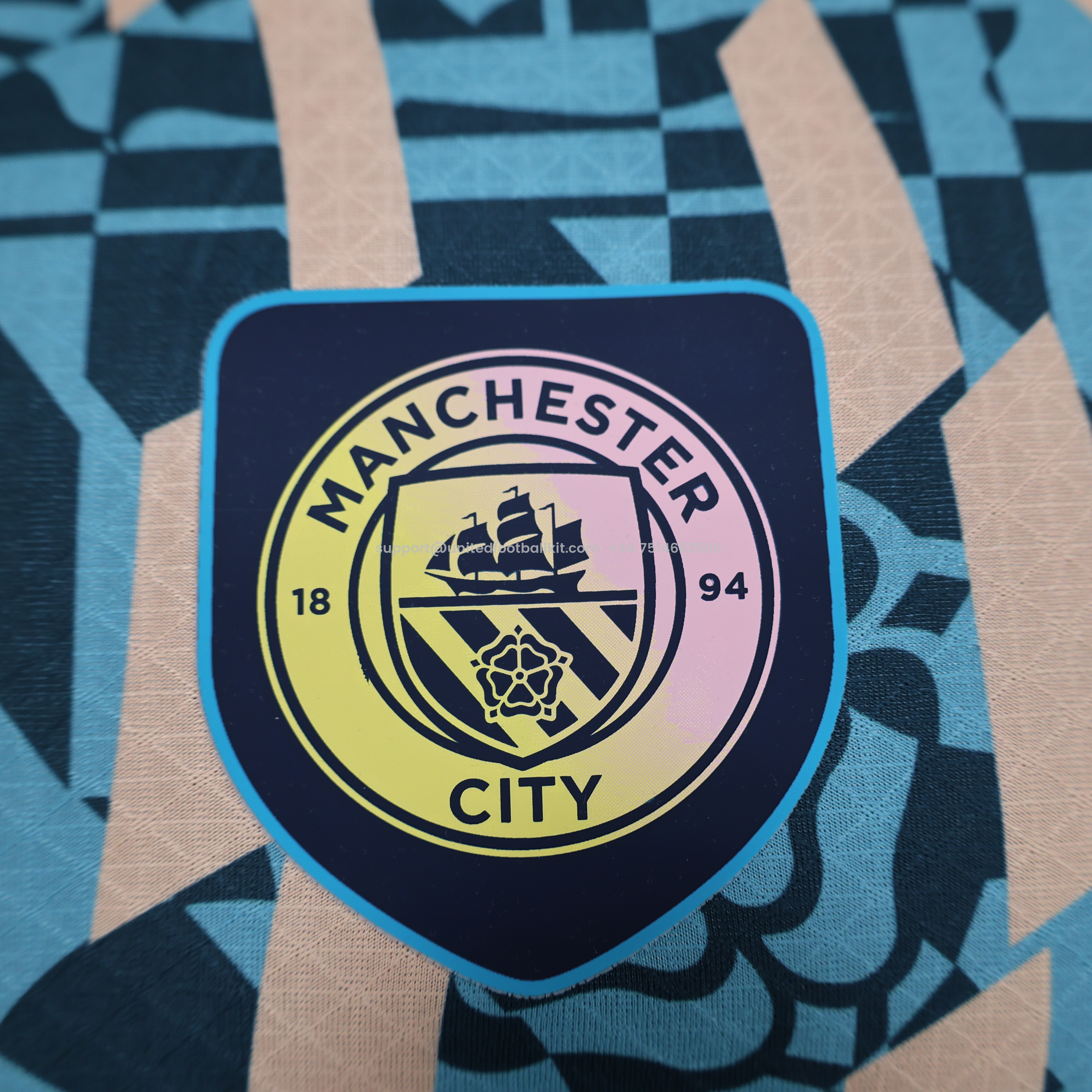 Unitedfootballkit.com | Manchester City 24-25 ftblSTATEMENT Retro Jersey - Player Version -Customize Name, Number and Patch | Worldwide Shipping