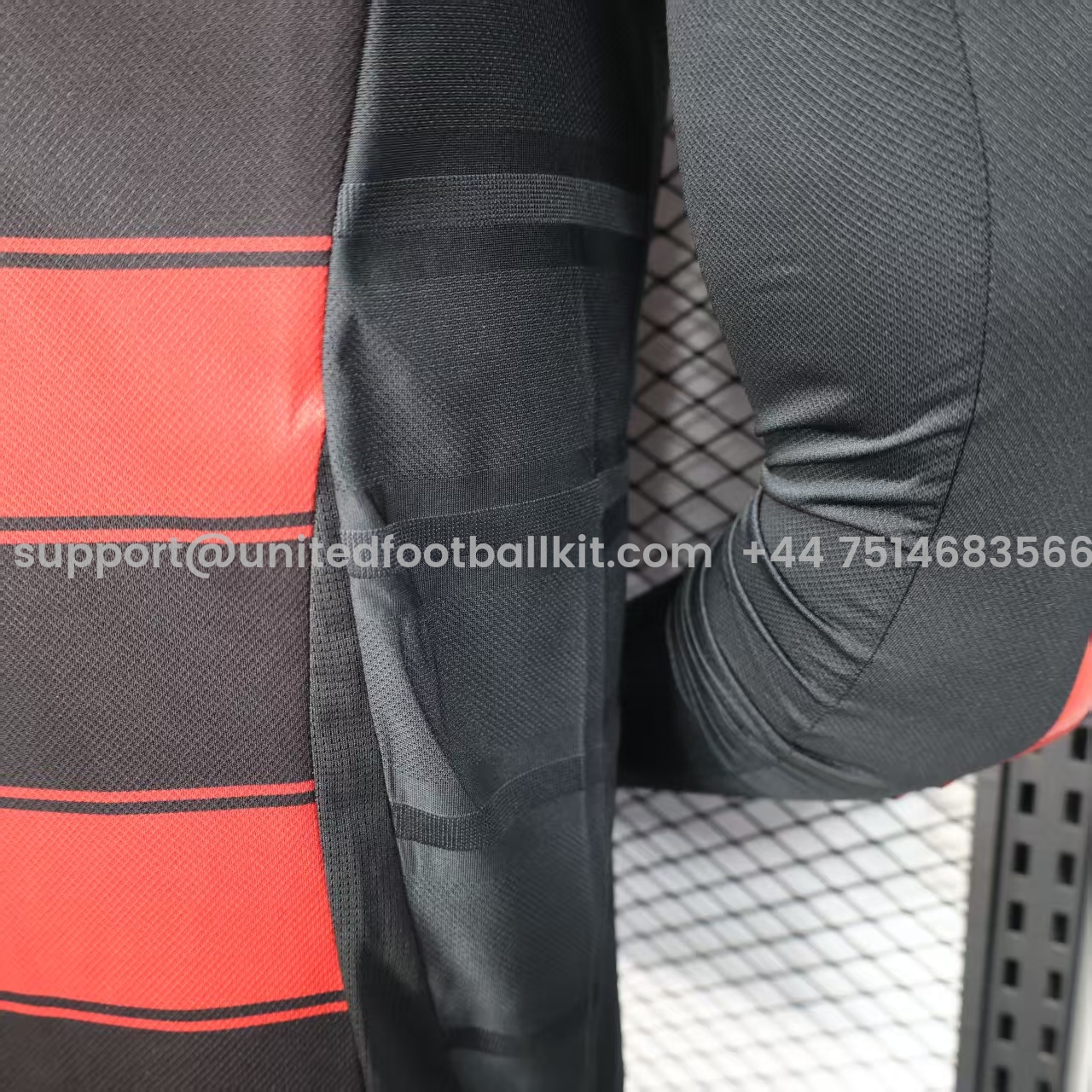 Unitedfootballkit.com | Flamengo 25-26 Home Long Sleeves Unsponsored Jersey - Player Version -Customize Name, Number and Patch | Worldwide Shipping