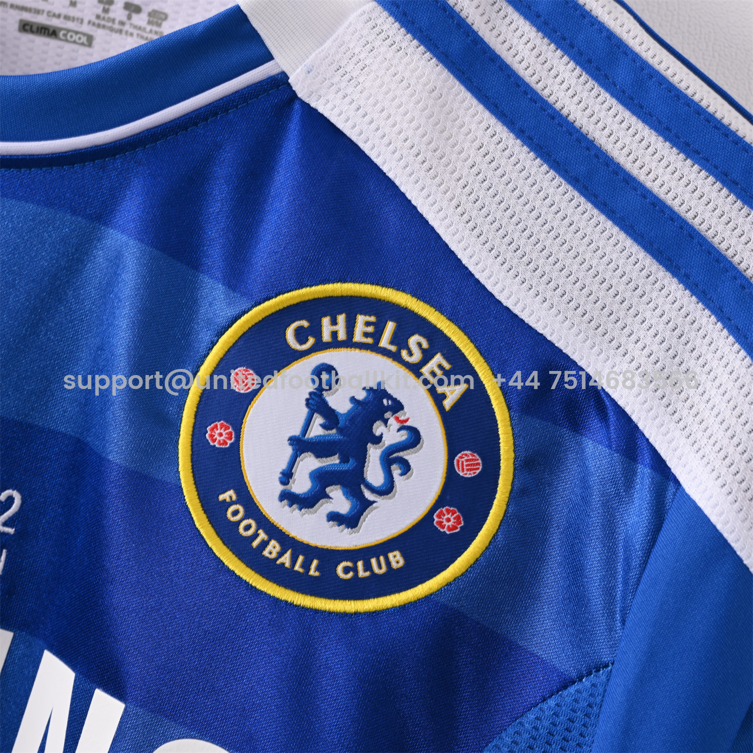 Unitedfootballkit.com | Retro C.H.E.L.S.E.A 2011-12 Home Stadium Jersey - Champions League Final -Customize Name, Number and Patch | Worldwide Shipping