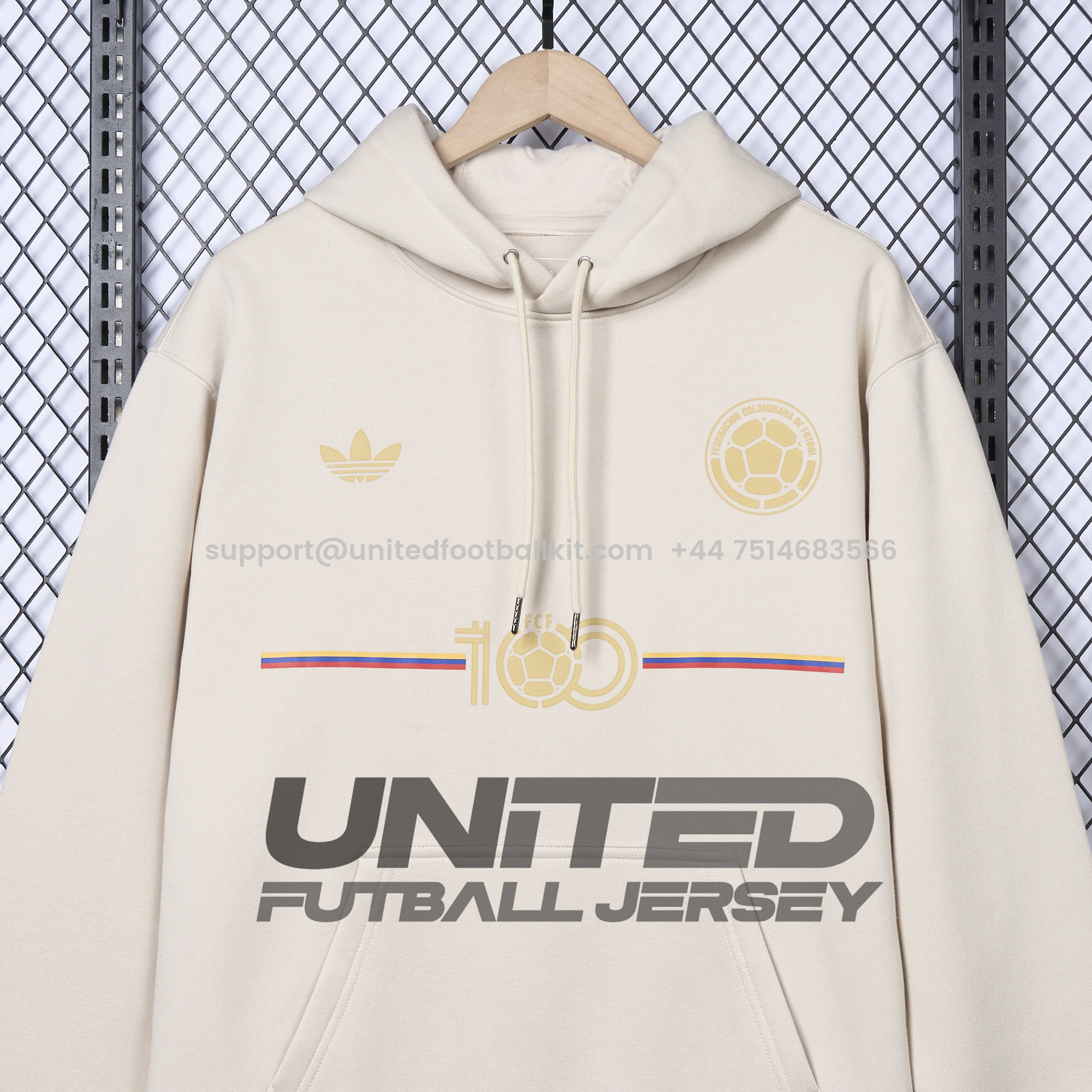 Unitedfootballkit.com | Colombia 2024 100th Anniversary hoodies -Customize Name, Number and Patch | Worldwide Shipping
