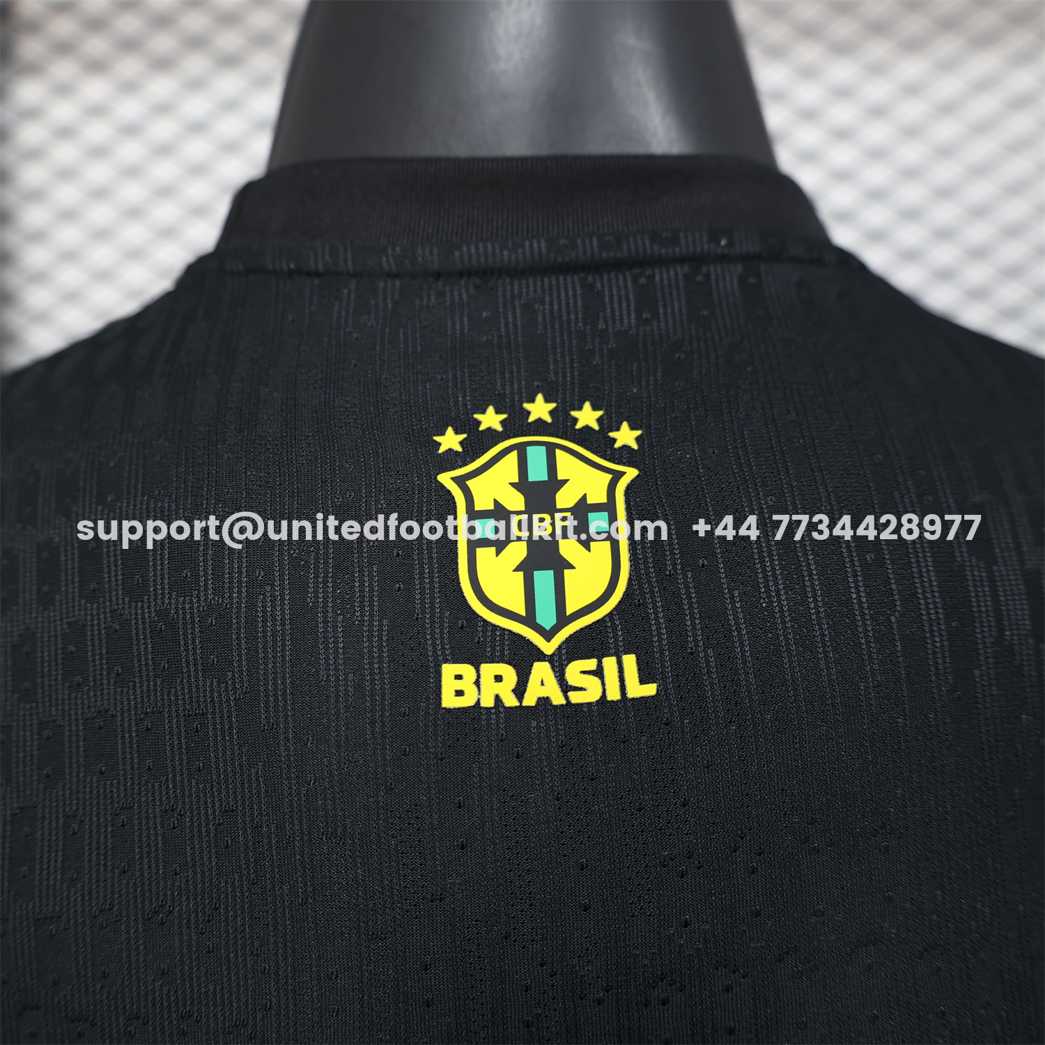 Unitedfootballkit.com | Brazil 25-26 Colorful Jesus Statue Special Black Jersey - Player Version -Customize Name, Number and Patch | Worldwide Shipping