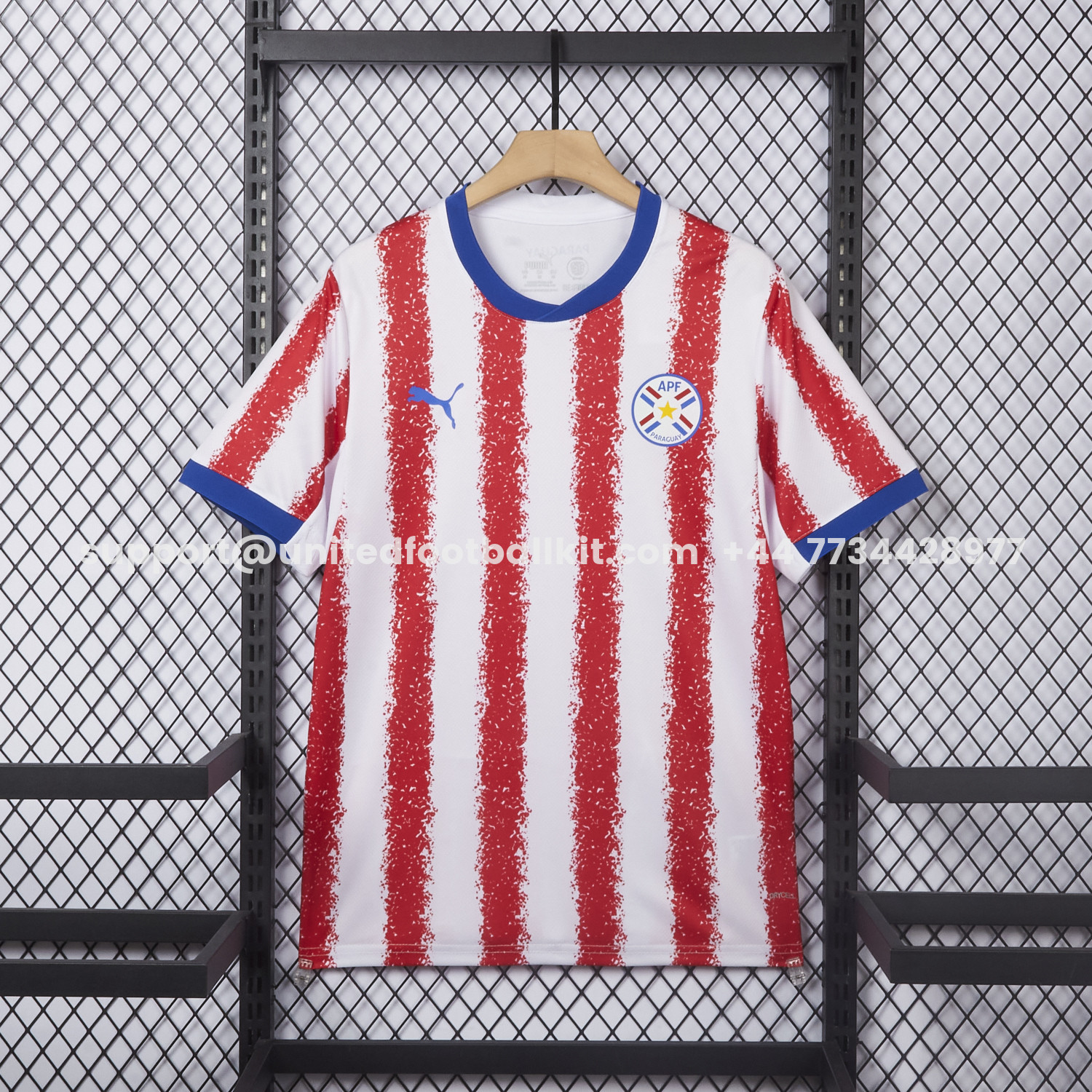 Unitedfootballkit.com | Paraguay 2026 Home Jersey - Fans Version -Customize Name, Number and Patch | Worldwide Shipping
