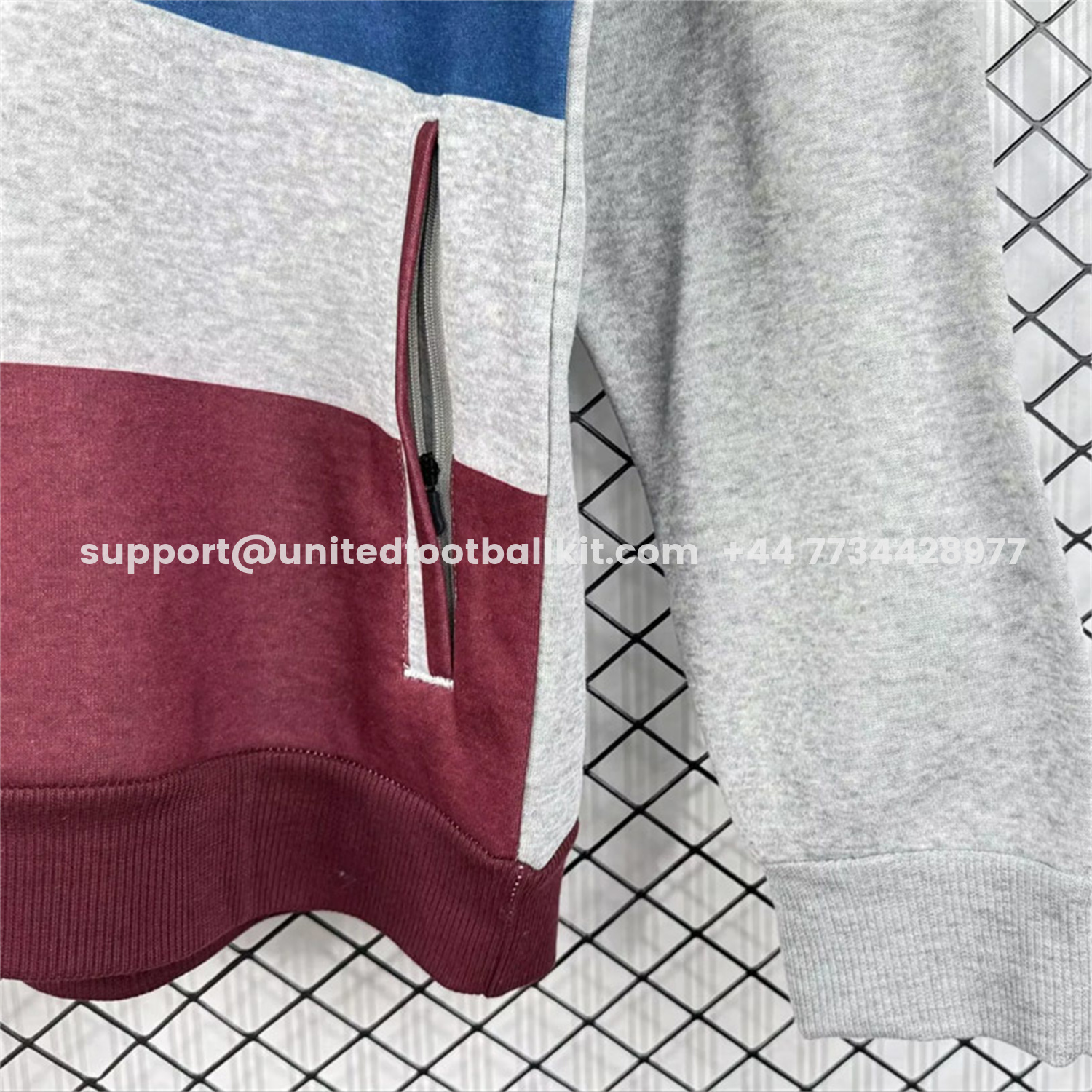 Unitedfootballkit.com | Retro Bayern Munich 2014-15 Grey Unisex Pullover Hoodie -Customize Name, Number and Patch | Worldwide Shipping