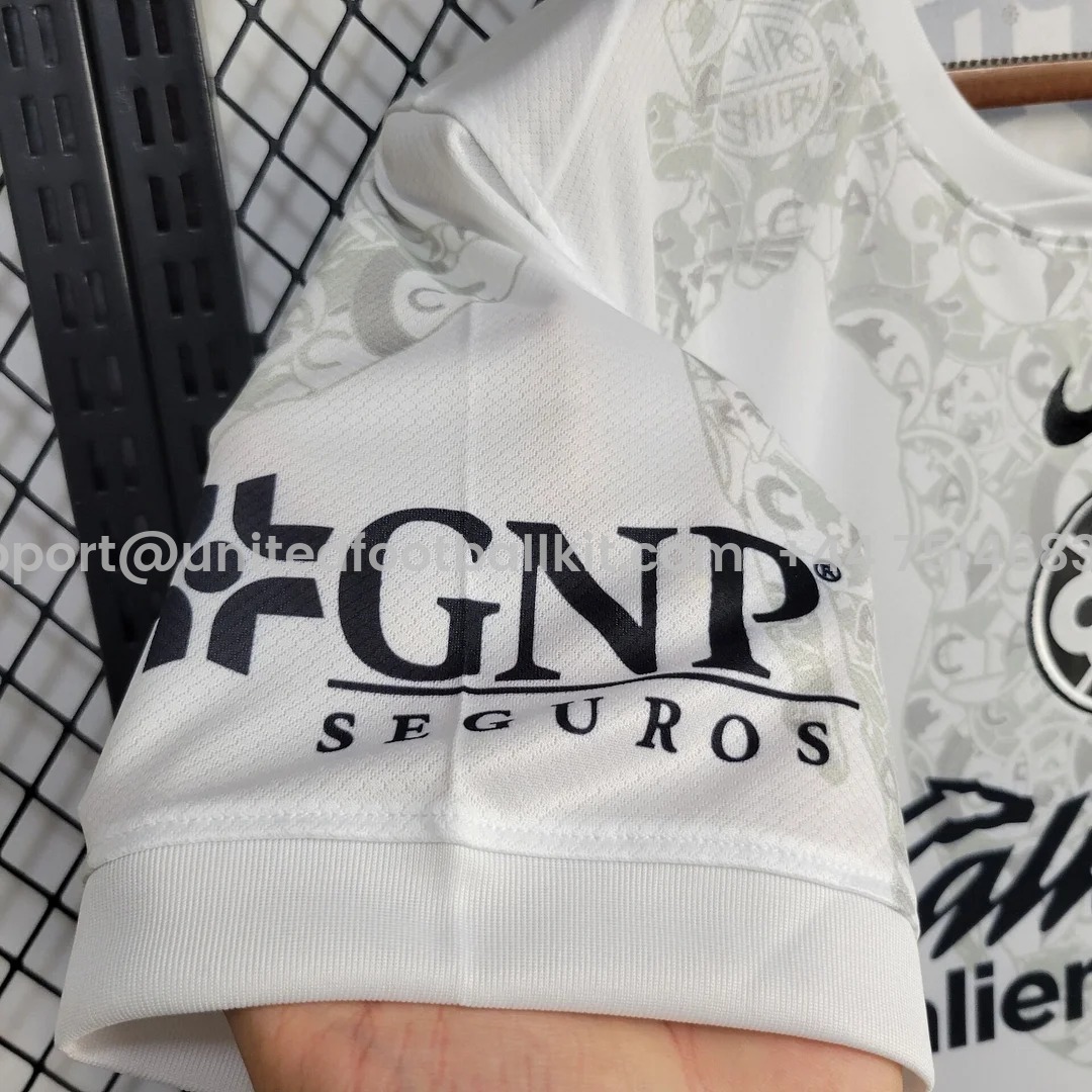 Unitedfootballkit.com | Club América 24-25 White Goalkeeper Jersey - Fans Version -Customize Name, Number and Patch | Worldwide Shipping