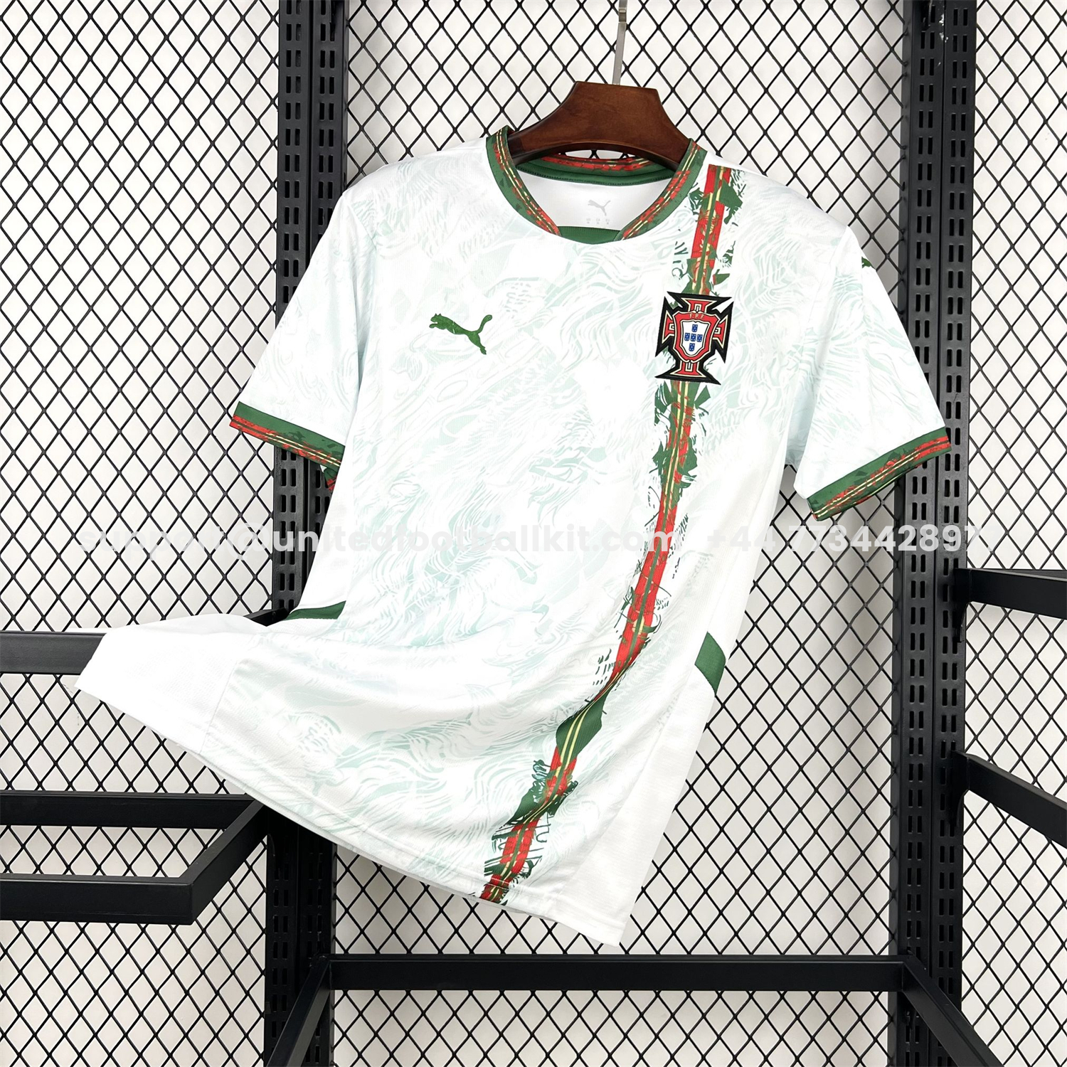 Unitedfootballkit.com | Portugal 2026 Pale Mint Green With Moss Green Special Jersey - Fans Version -Customize Name, Number and Patch | Worldwide Shipping