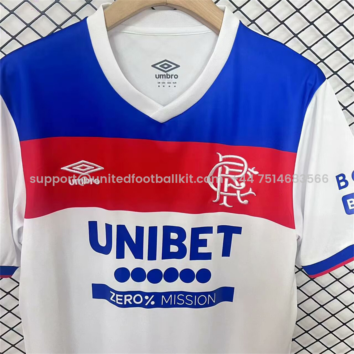 Unitedfootballkit.com | Glasgow Rangers 25-26 Away Jersey - Fans Version -Customize Name, Number and Patch | Worldwide Shipping