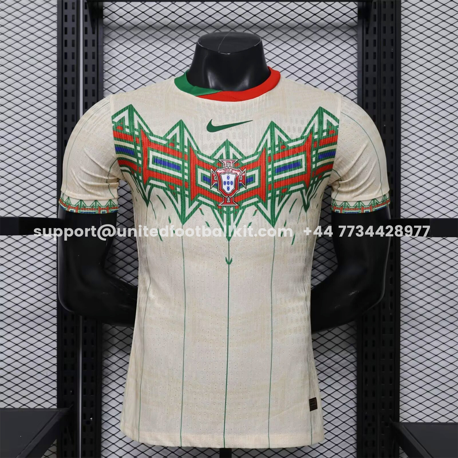 Unitedfootballkit.com | Portugal 2026 Beige Special Jersey - Player Version -Customize Name, Number and Patch | Worldwide Shipping