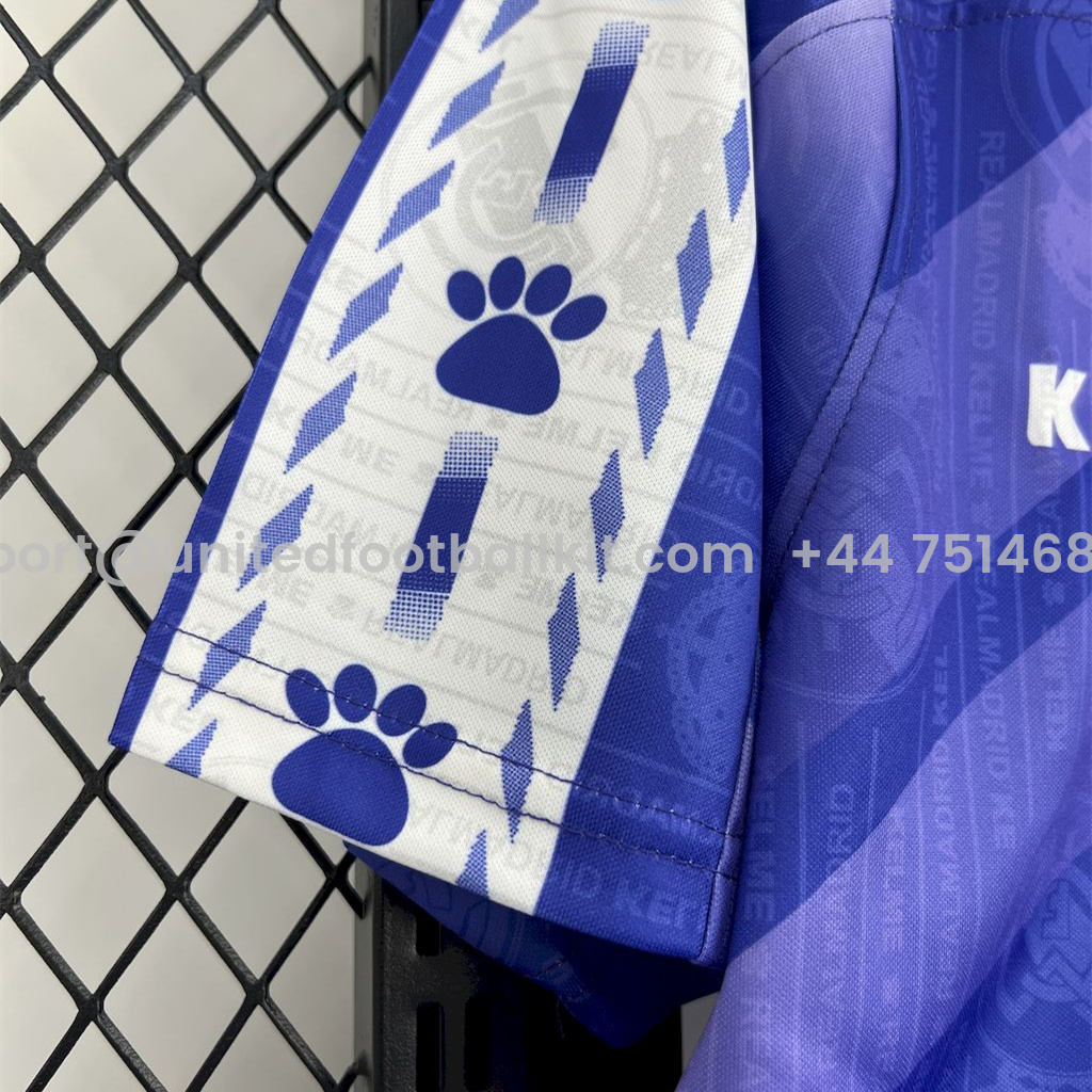 Unitedfootballkit.com | Retro Real Madrid 96-97 Away Jersey -Customize Name, Number and Patch | Worldwide Shipping