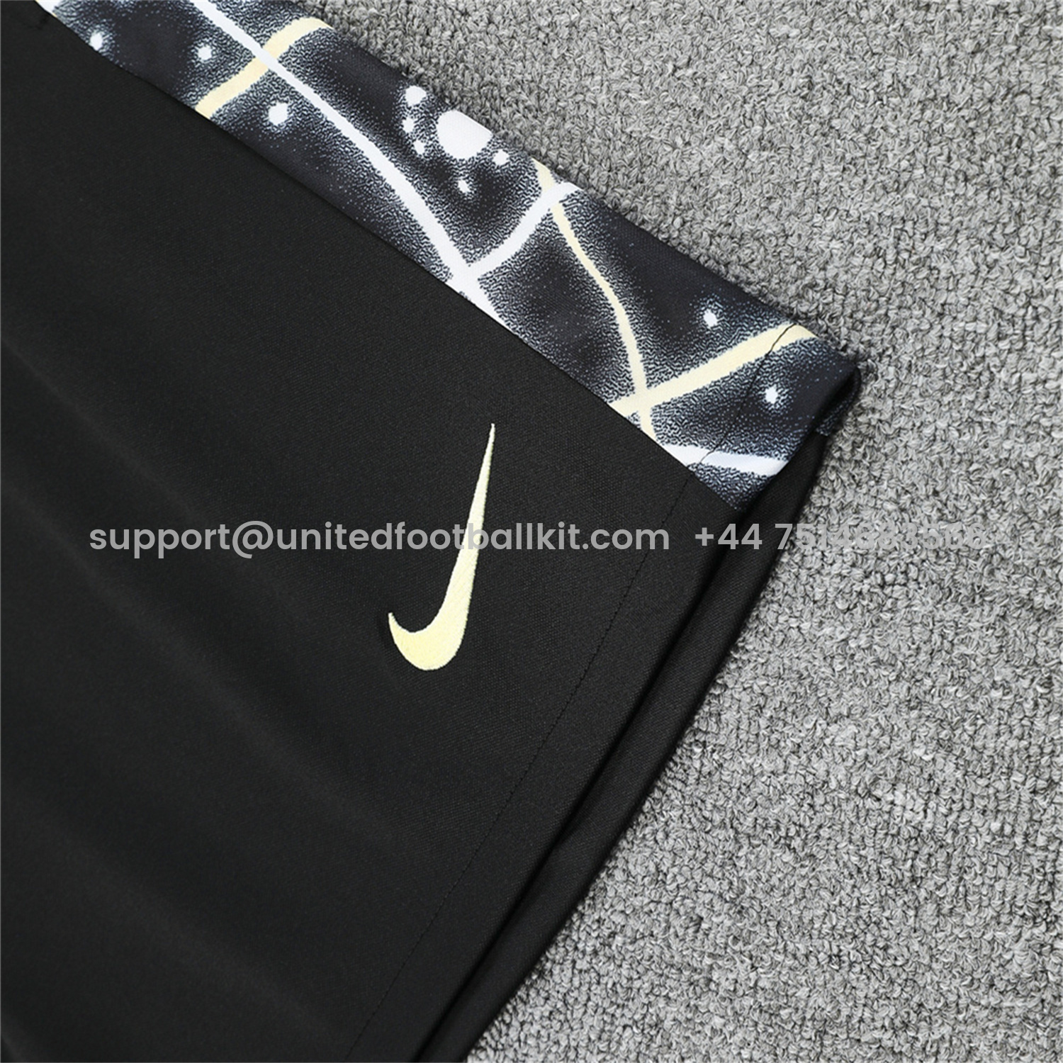 Unitedfootballkit.com | C.H.E.L.S.E.A 25-26 Vest Training Set - Yellow Fluorescent Rays Black Vest & Black Shorts -Customize Name, Number and Patch | Worldwide Shipping