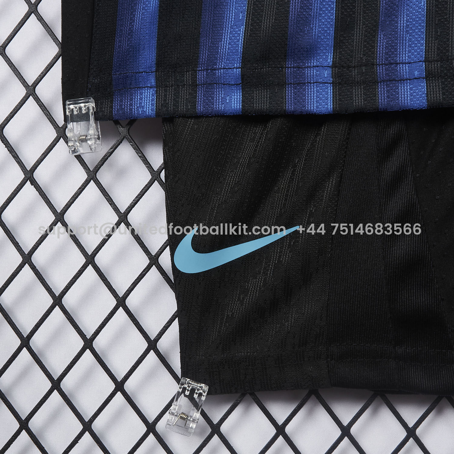 Unitedfootballkit.com | Inter Milan 25-26 Home Kids Kit - Player Version -Customize Name, Number and Patch | Worldwide Shipping