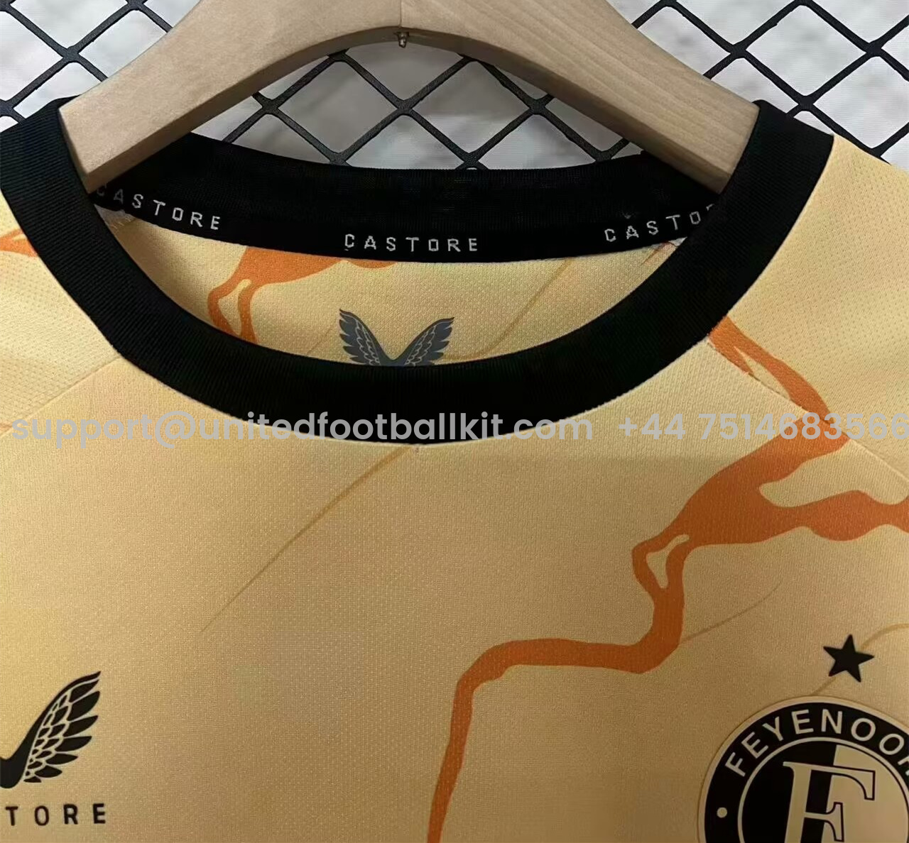 Unitedfootballkit.com | Feyenoord 24-25 Fourth Jersey - Fans Version -Customize Name, Number and Patch | Worldwide Shipping