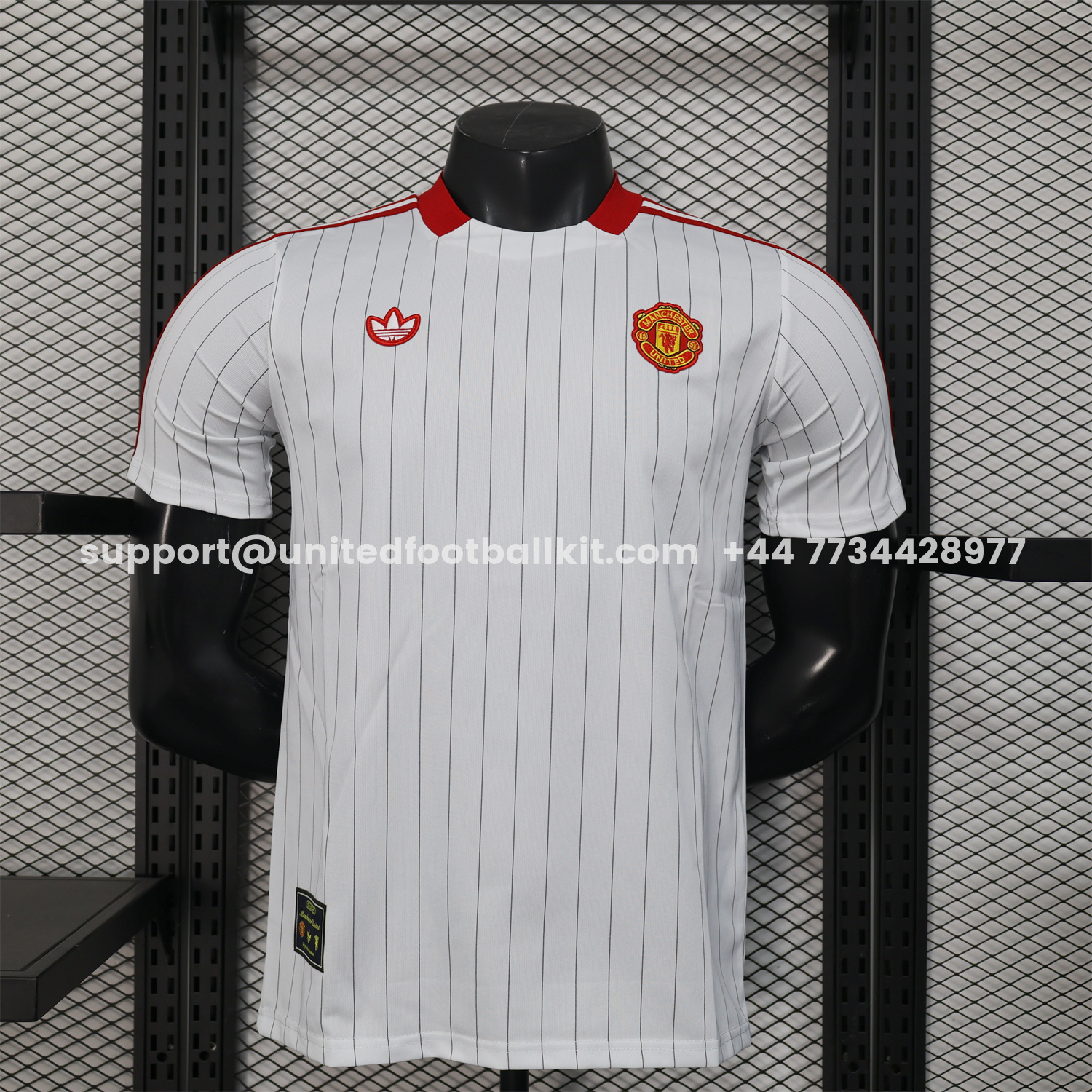 Unitedfootballkit.com | Manchester United 25-26 Icon Travel Special Red Jersey - Player Version -Customize Name, Number and Patch | Worldwide Shipping