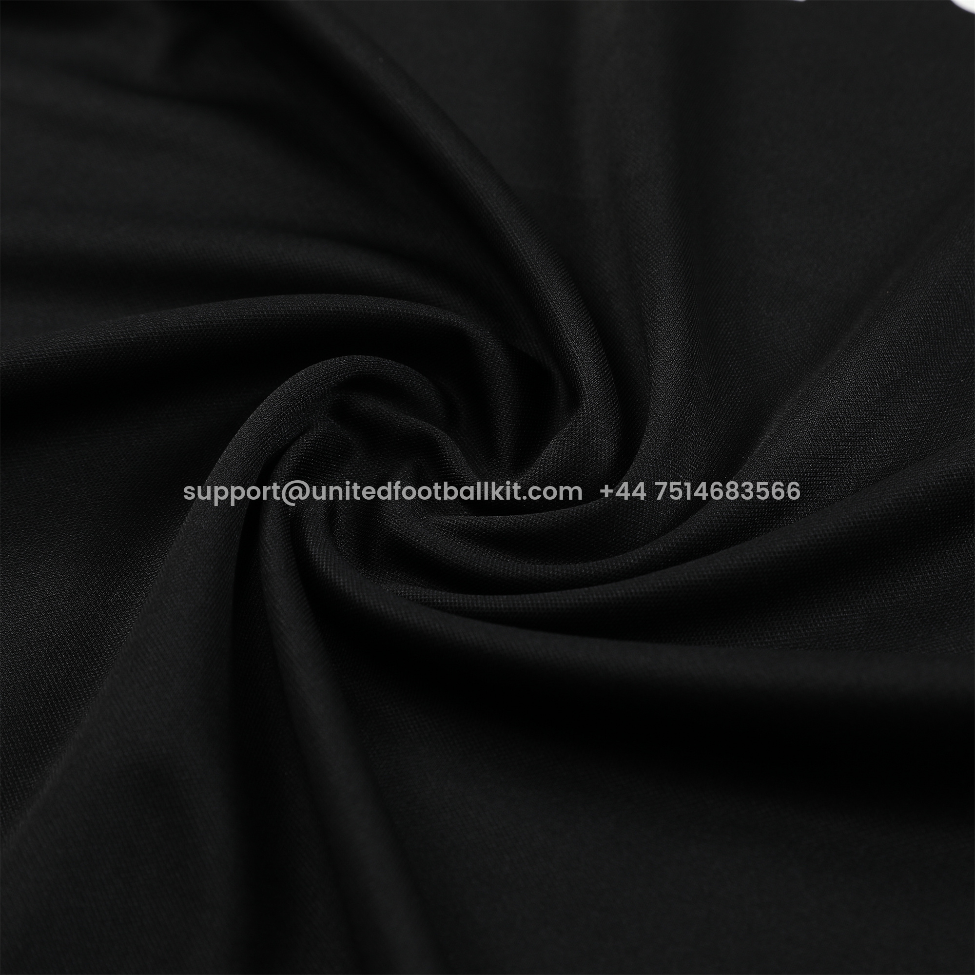 Unitedfootballkit.com | Barcelona 24-25 Training Vest Suit - Black -Customize Name, Number and Patch | Worldwide Shipping