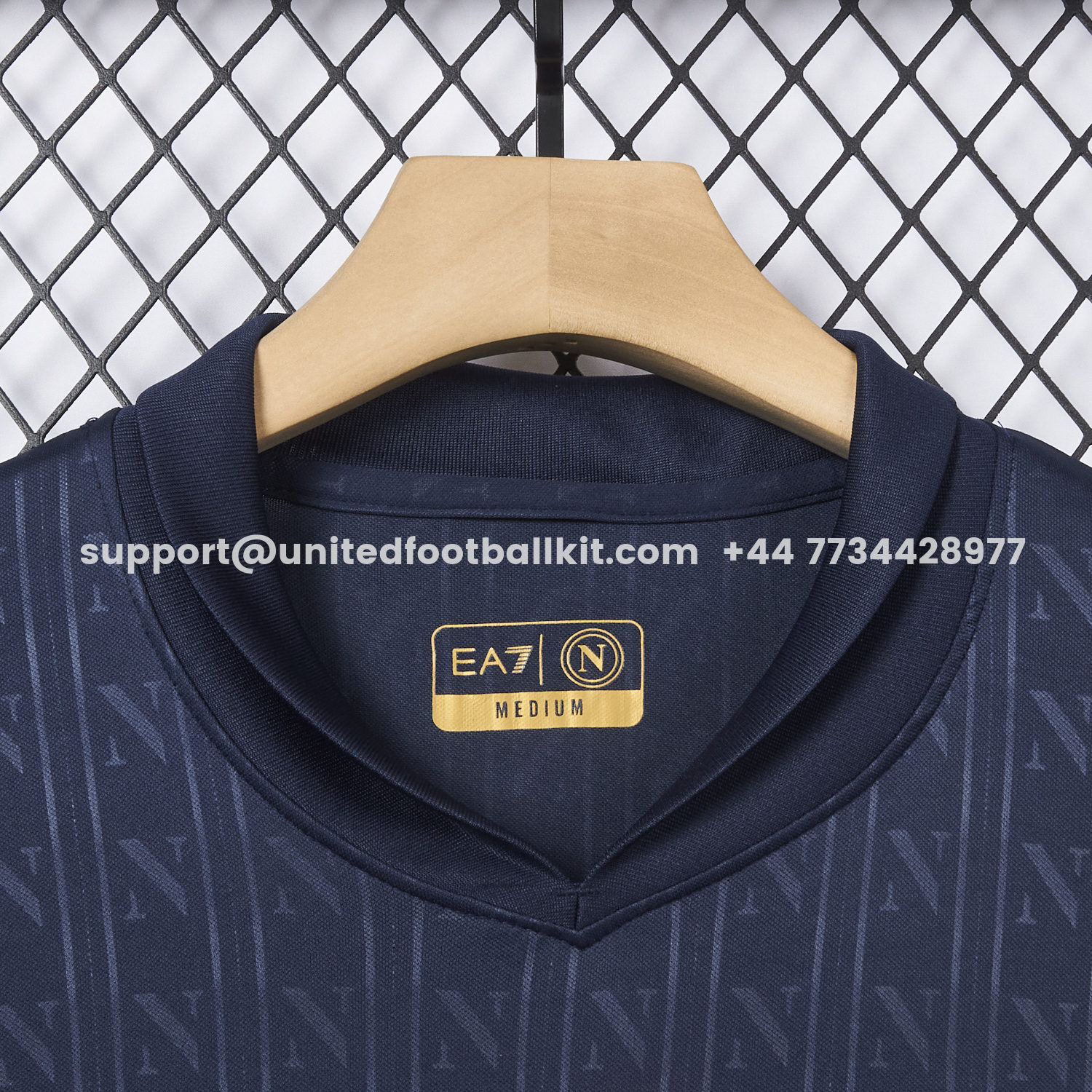 Unitedfootballkit.com | Napoli 25-26 European Third Deep Blue Jersey - Fans Version -Customize Name, Number and Patch | Worldwide Shipping