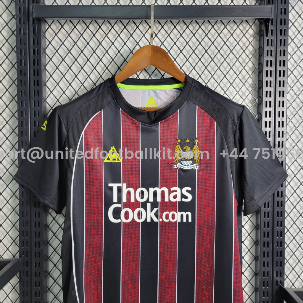 Unitedfootballkit.com | Retro Manchester City 08-09 Away Stadium Jersey -Customize Name, Number and Patch | Worldwide Shipping