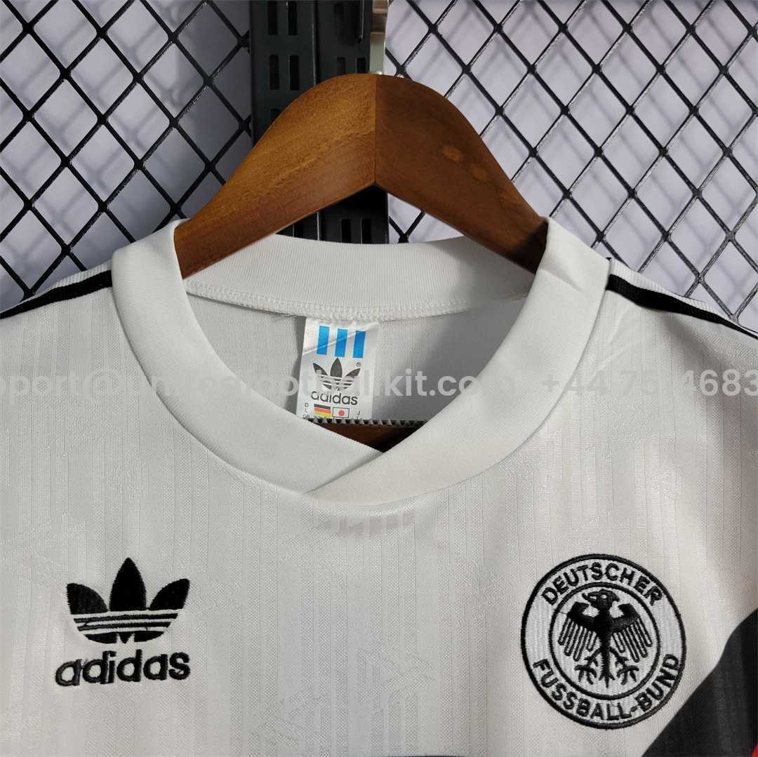 Unitedfootballkit.com | Retro Germany 1990 Home Stadium Jersey -Customize Name, Number and Patch | Worldwide Shipping