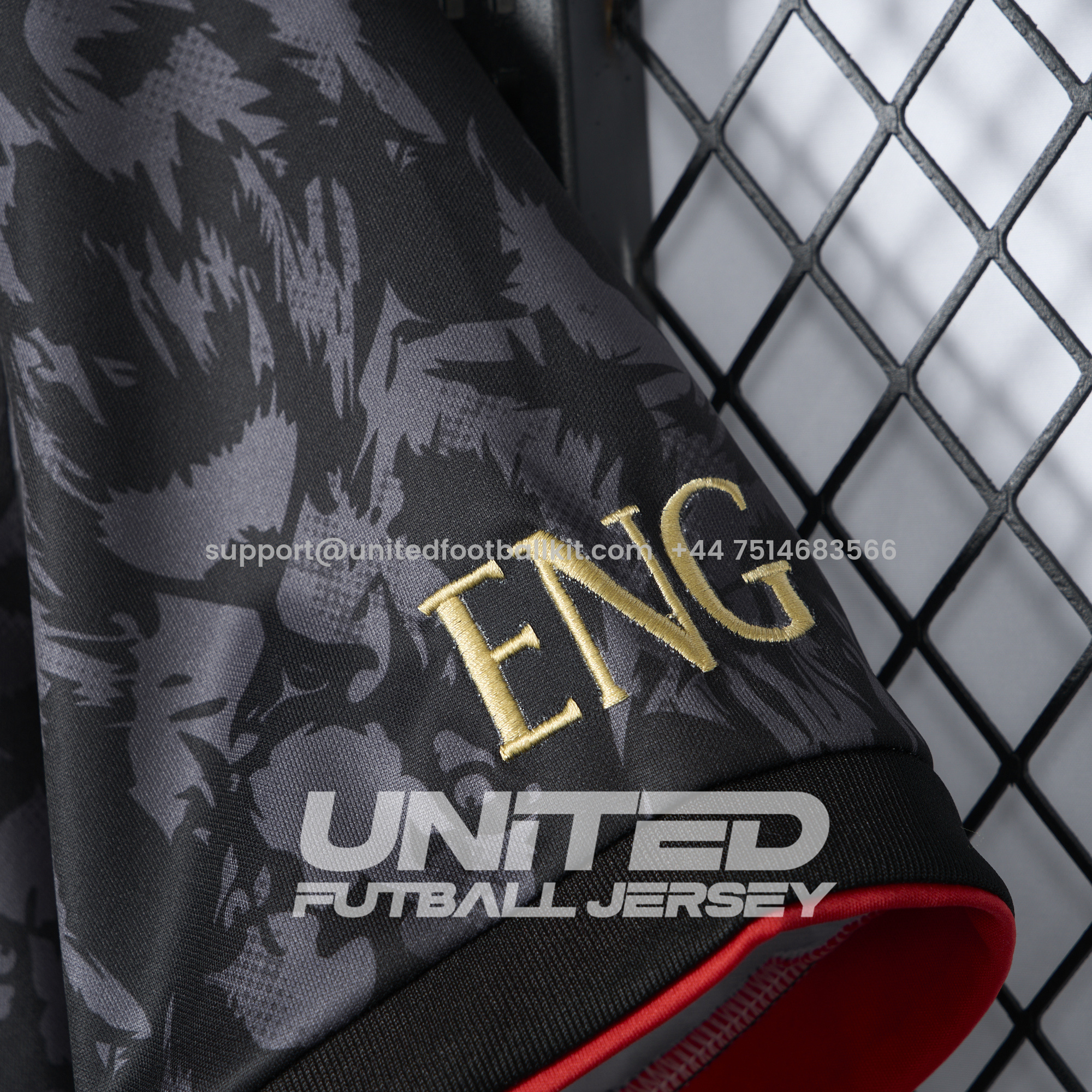 Unitedfootballkit.com | England 2024 Black The Lions Special Edition Jersey - Fans Version -Customize Name, Number and Patch | Worldwide Shipping