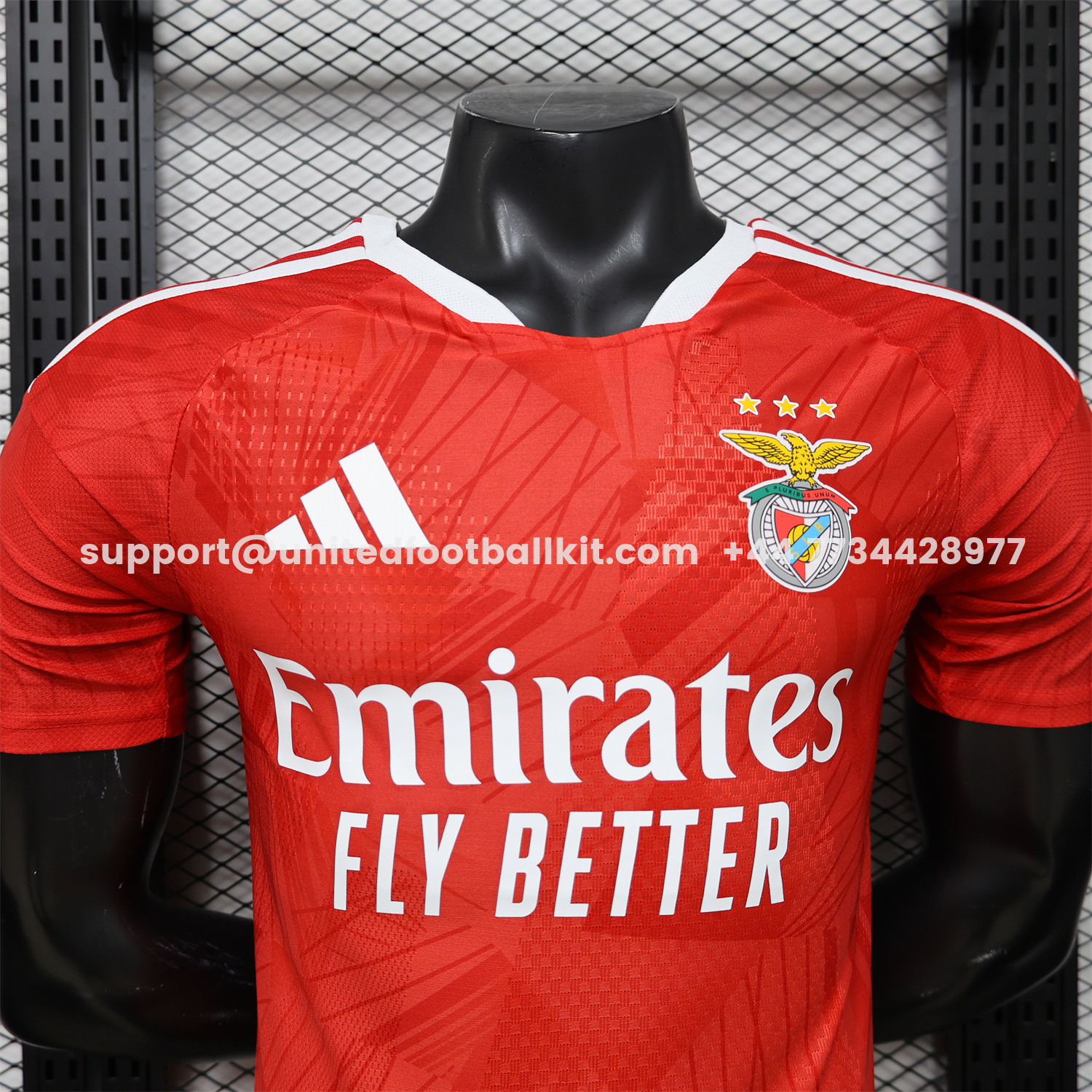 Unitedfootballkit.com | Benfica 26-27 Home Jersey - Player Version -Customize Name, Number and Patch | Worldwide Shipping
