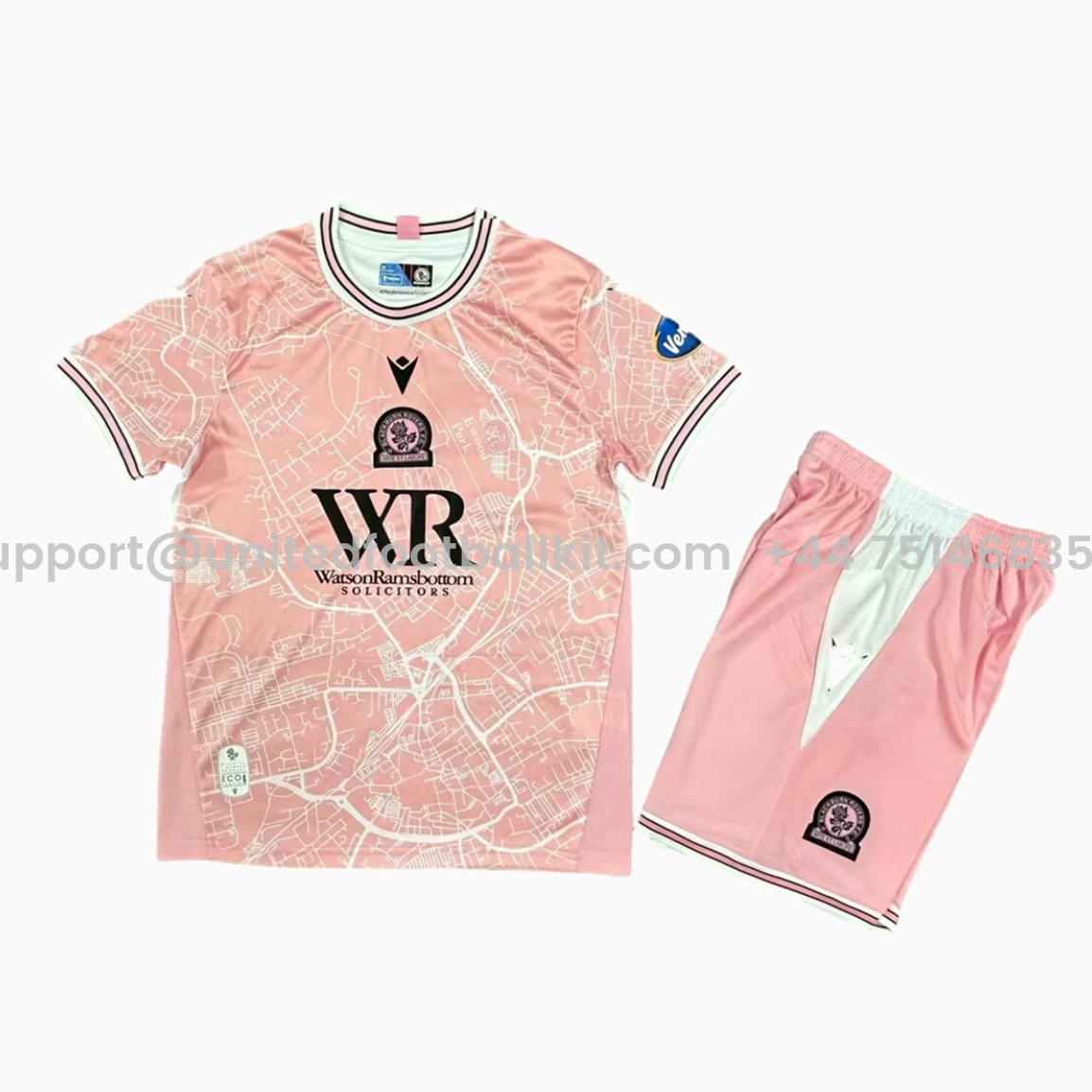 Unitedfootballkit.com | Blackburn Rovers 24-25 Third Kids Kit -Customize Name, Number and Patch | Worldwide Shipping